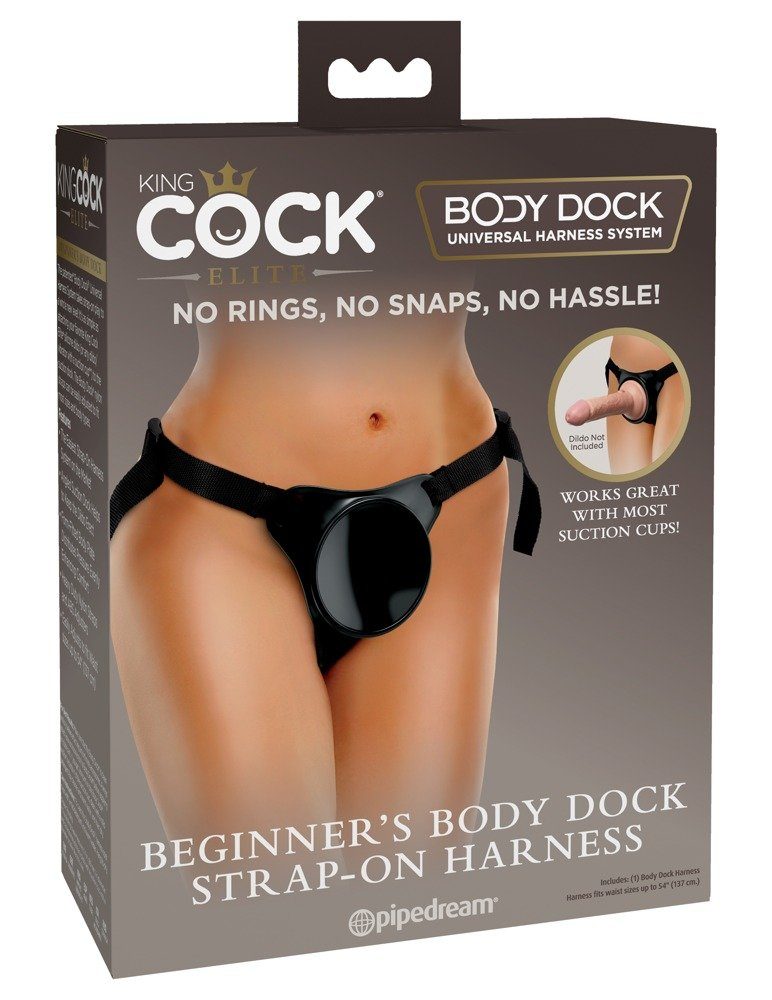 Body mit Dock für Saugnapf Gürtel Dildos Strap-on Harness Strap-on-Dildo KING COCK