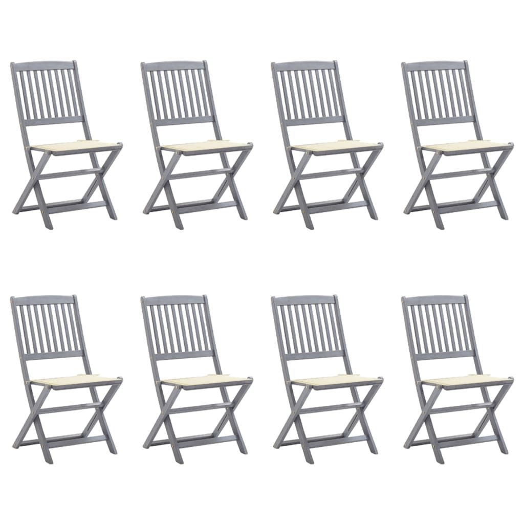 vidaXL Gartenstuhl Klappbare Gartenstühle 8 Stk. günstig online kaufen