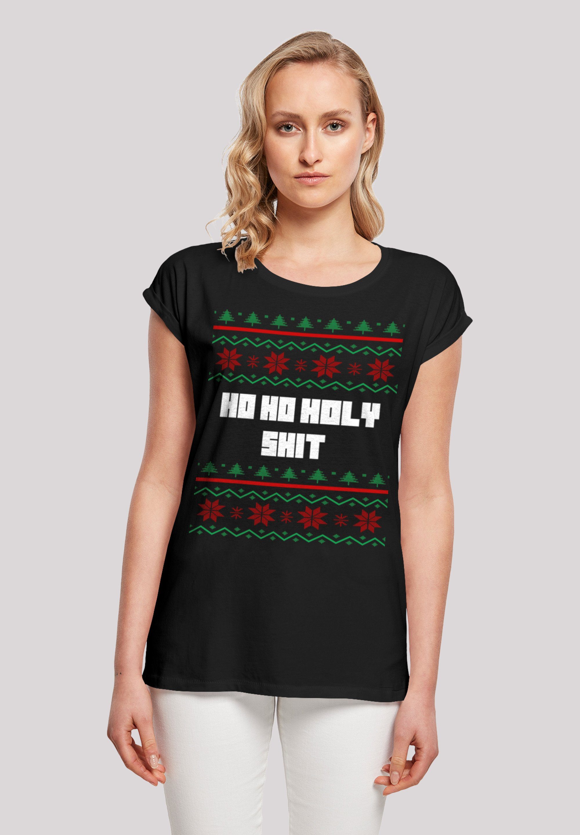 F4NT4STIC T-Shirt Ho Ho Holy Print, Sehr weicher Baumwollstoff mit hohem  Tragekomfort