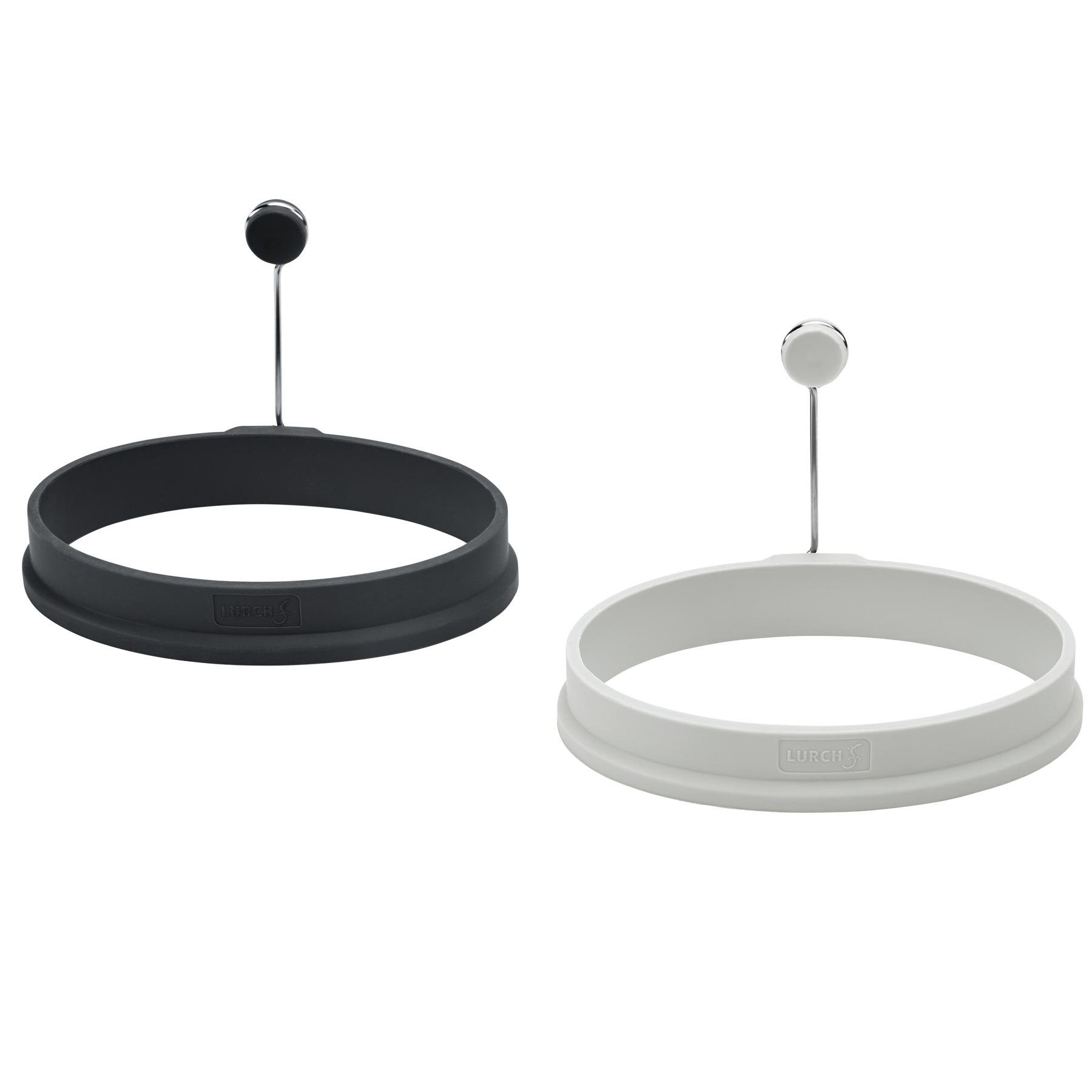 Lurch Backform Eiformer Oval 2er Set grau