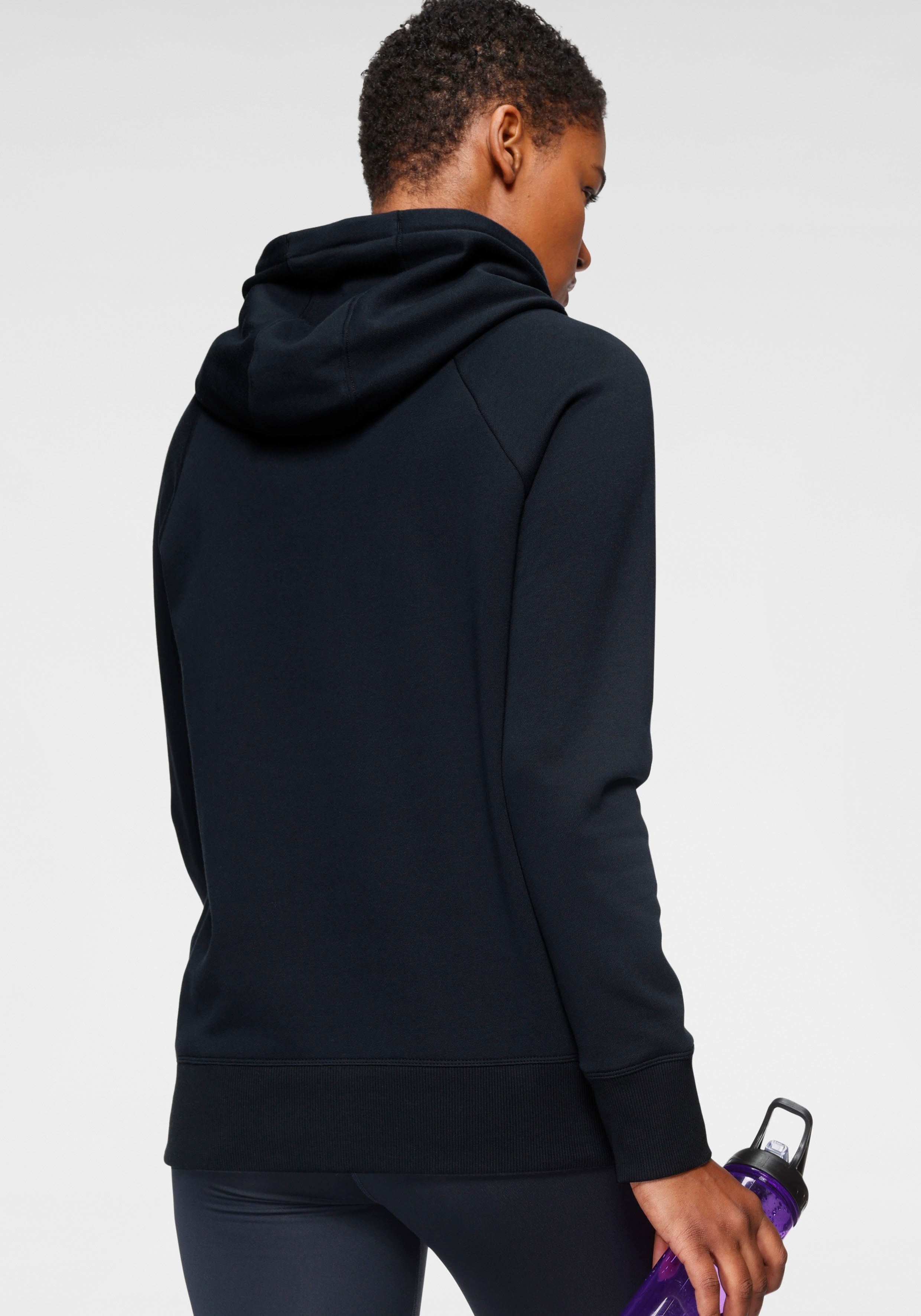 RIVAL schwarz Under HOODIE HB Kapuzensweatshirt FLEECE Armour®