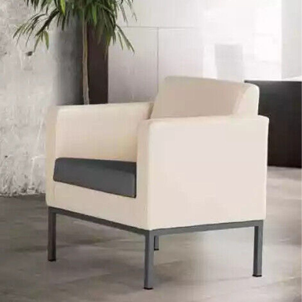 JVmoebel Sessel Luxus Sessel Büroeinrichtung Arbeitszimmer Polster Stoff Sitz Textil (Sessel), Made In Europe