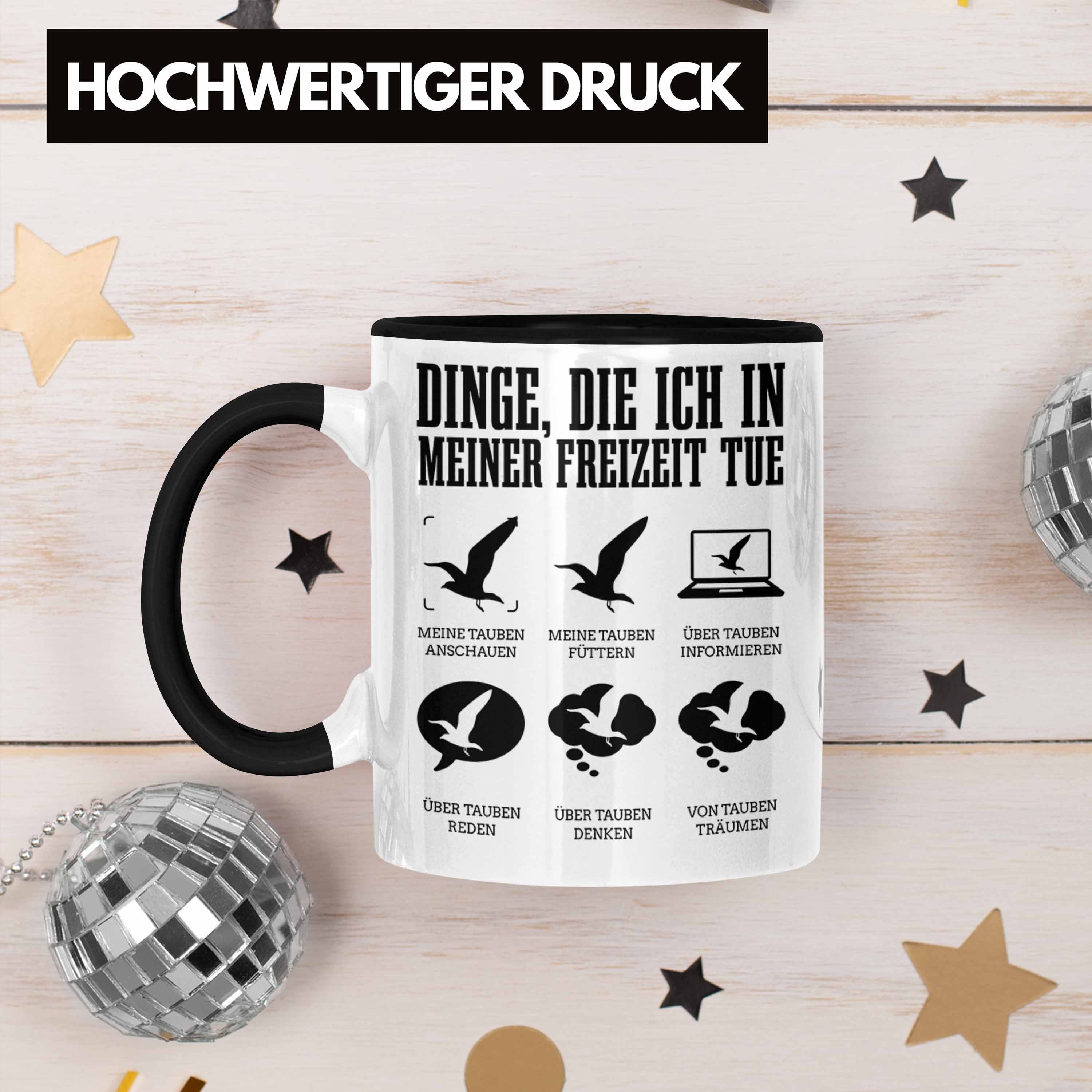 Trendation Tasse Trendation - Taubenzüchter Taube Geschenk Taubenzucht Geschenkidee Tau – Bild 3 von 5