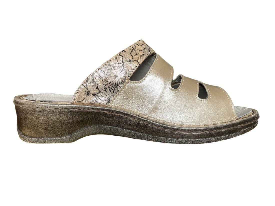 Schuhe  Stuppy Stuppy Damen Komfort Pantolette Marylin-Argent 1513-472-004 beige Clog