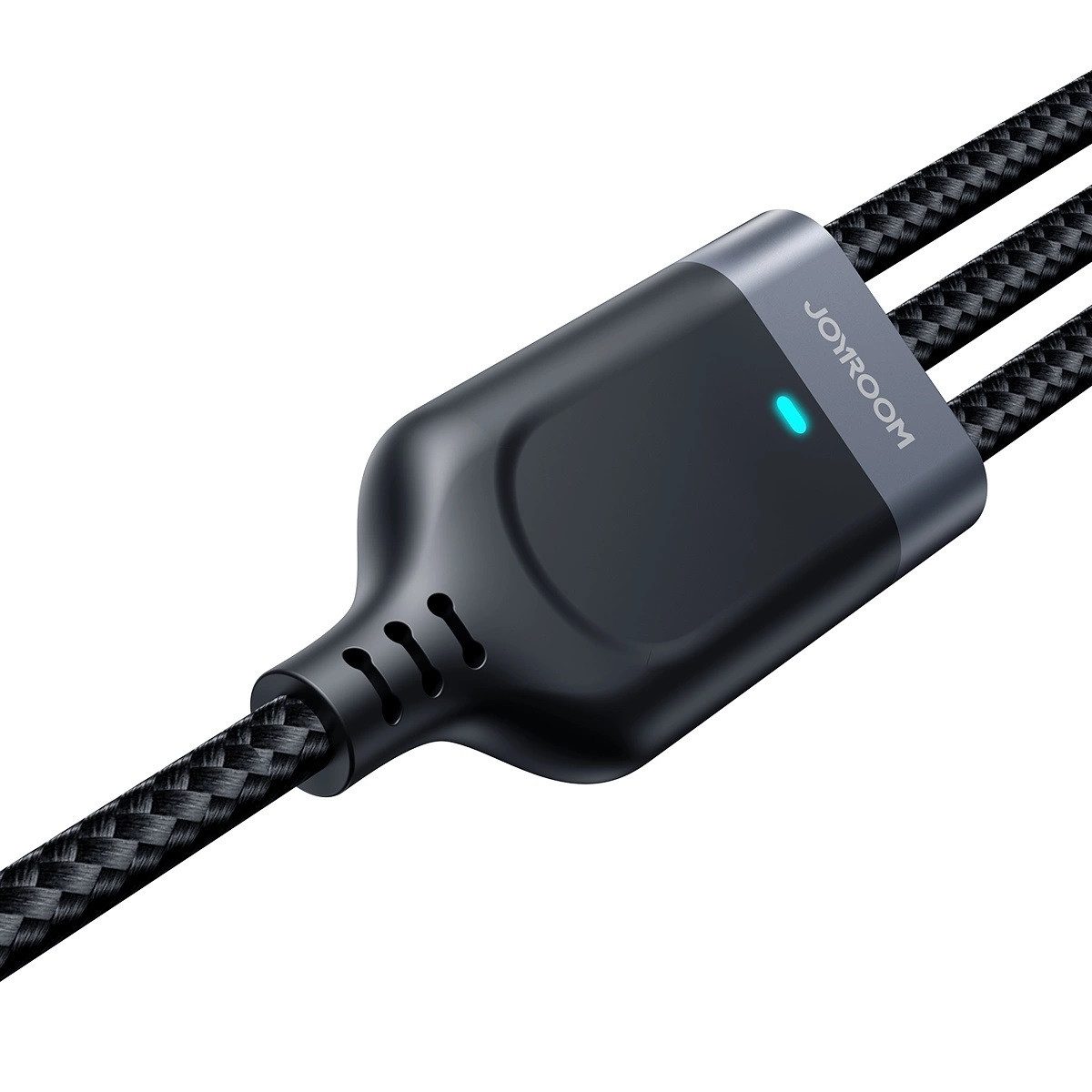 JOYROOM 3in1 Ladekabel USB-A/USB-C/Micro-USB+kompatibel mit iPhone Smartphone-Kabel