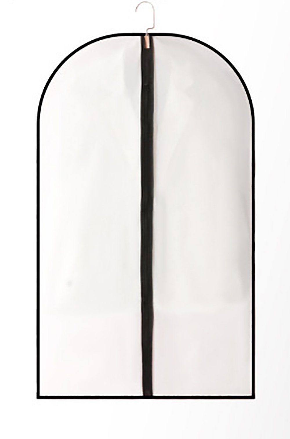 SCOHOME Kleidersack Kleidersack (Transparente Kleiderschutzhülle mit Kleiderschutz Hemden Schwarz Reißverschluss) für
