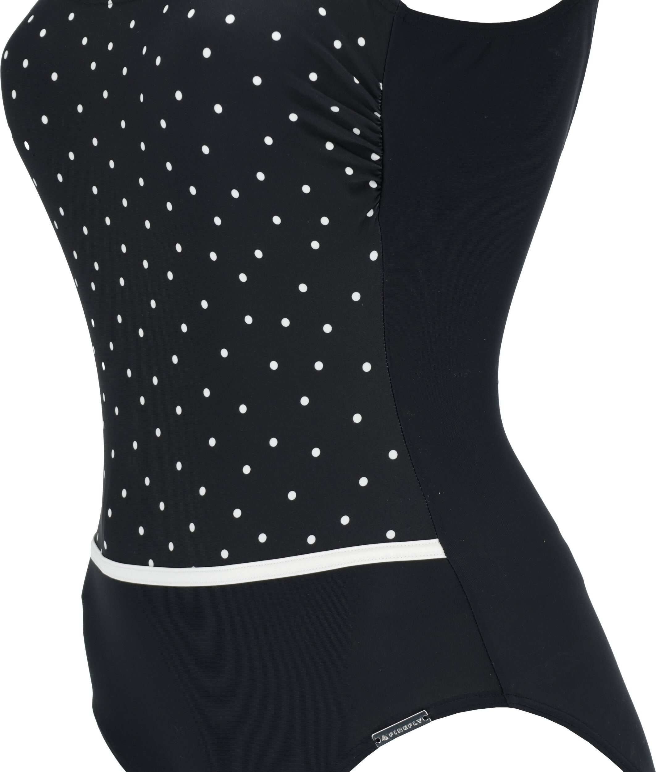 FIREFLY Badeanzug Da.-Badeanzug AMIRA DOTS BLACK