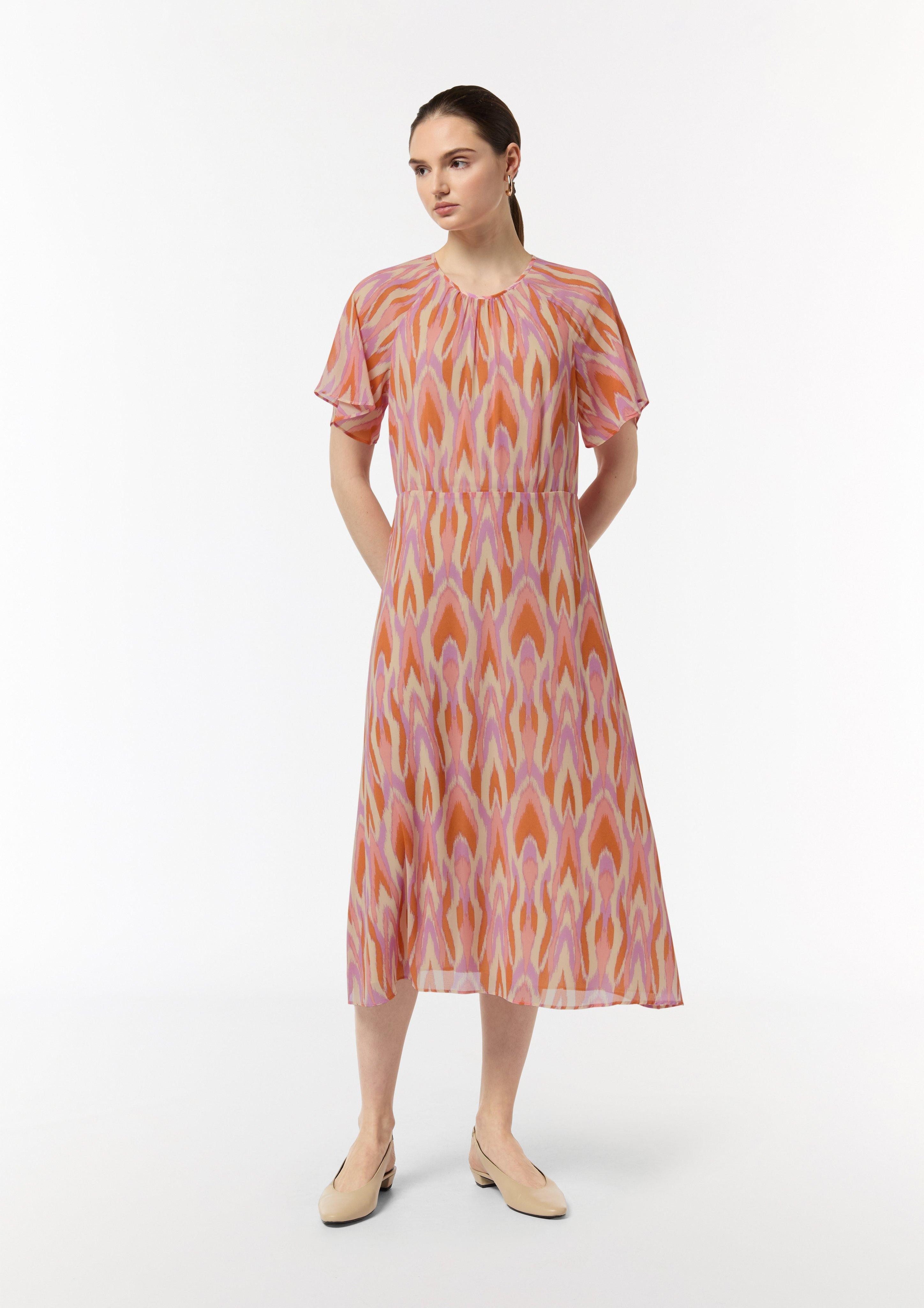Comma Maxikleid Maxi-Kleid aus Chiffon günstig online kaufen
