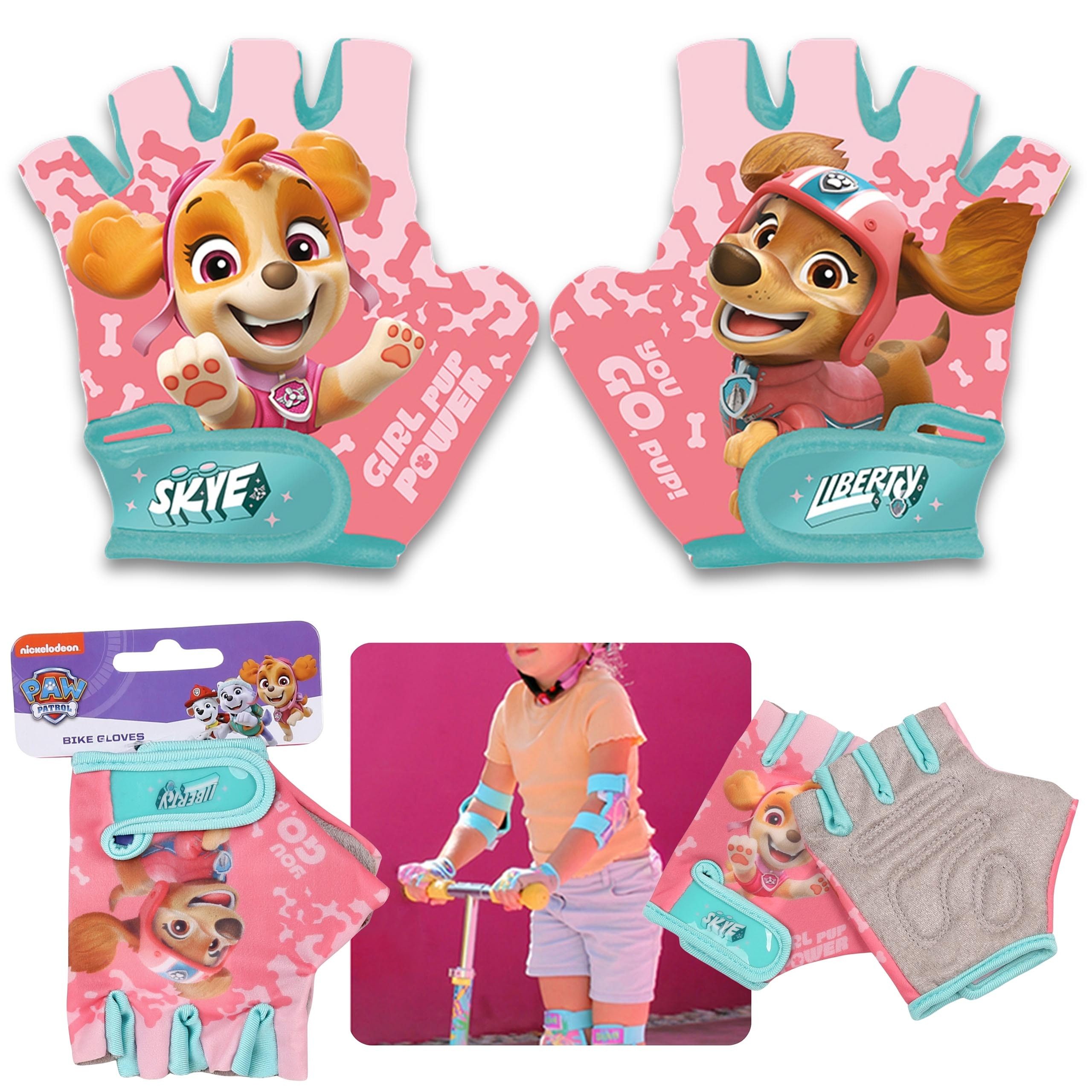 PAW PATROL Fahrradhandschuhe Paw Patrol Skye Liberty Kinder Fahrrad-Handschuhe für Mädchen