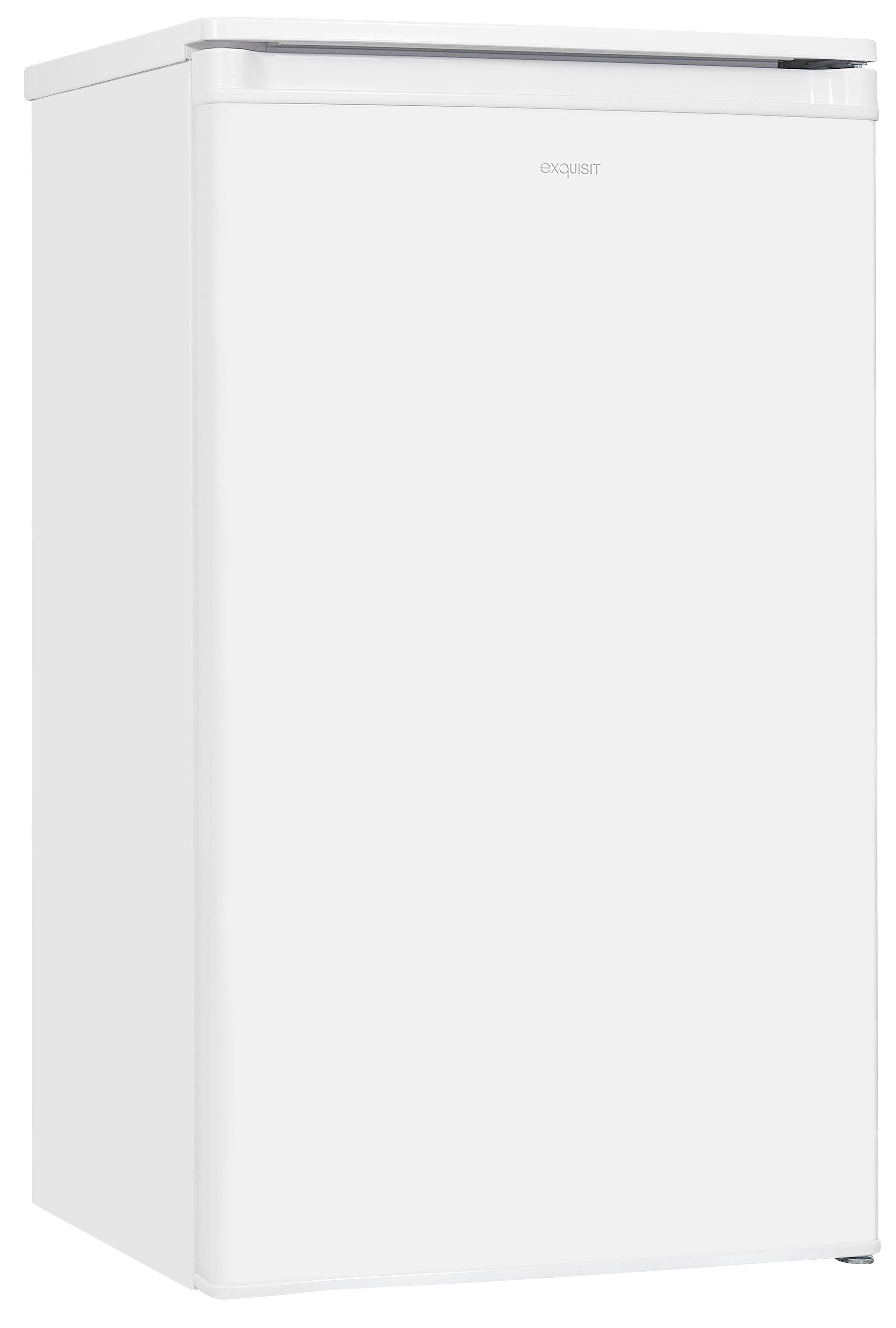 exquisit Vollraumkühlschrank KS116-V-041E weiss, 85 cm hoch, 48 cm breit, 88 L Volumen