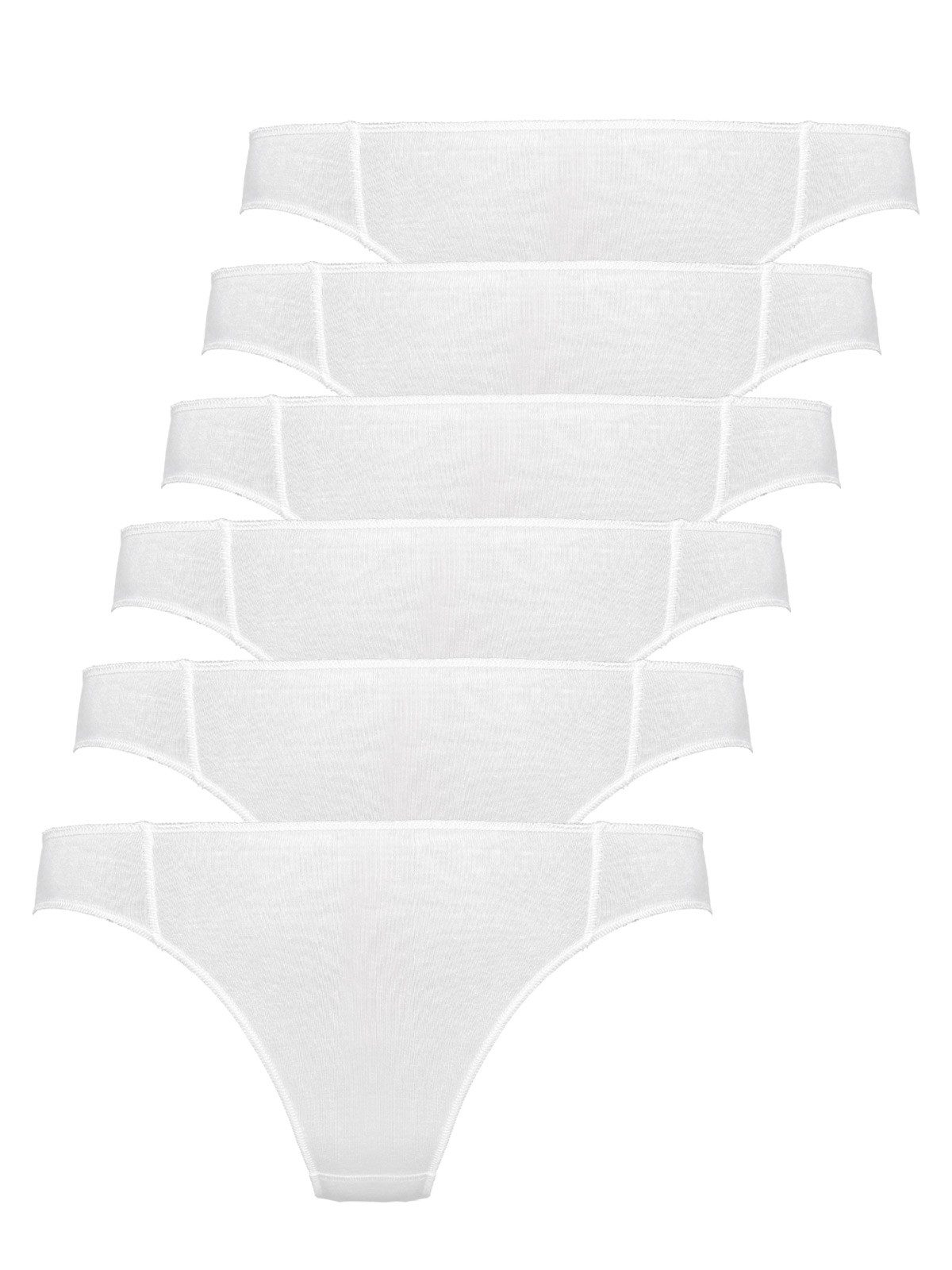 String 6er Pack Daman Tanga Cotton light