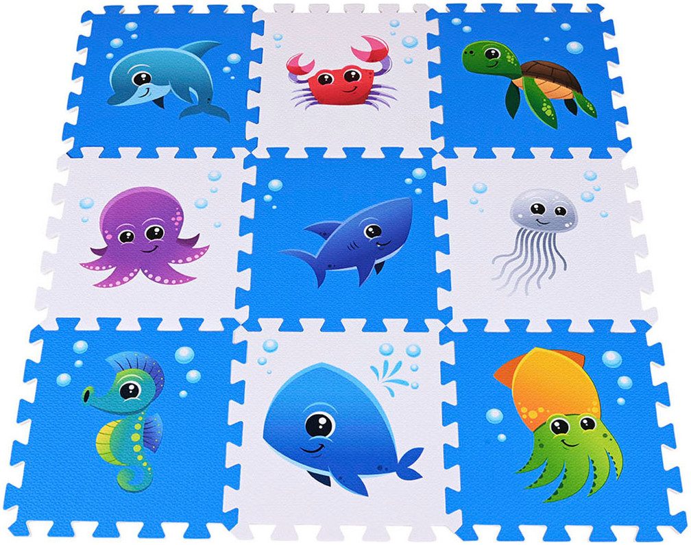 Knorrtoys® Puzzle Meereswelt, 9 Puzzleteile, Puzzlematte, Bodenpuzzle günstig online kaufen