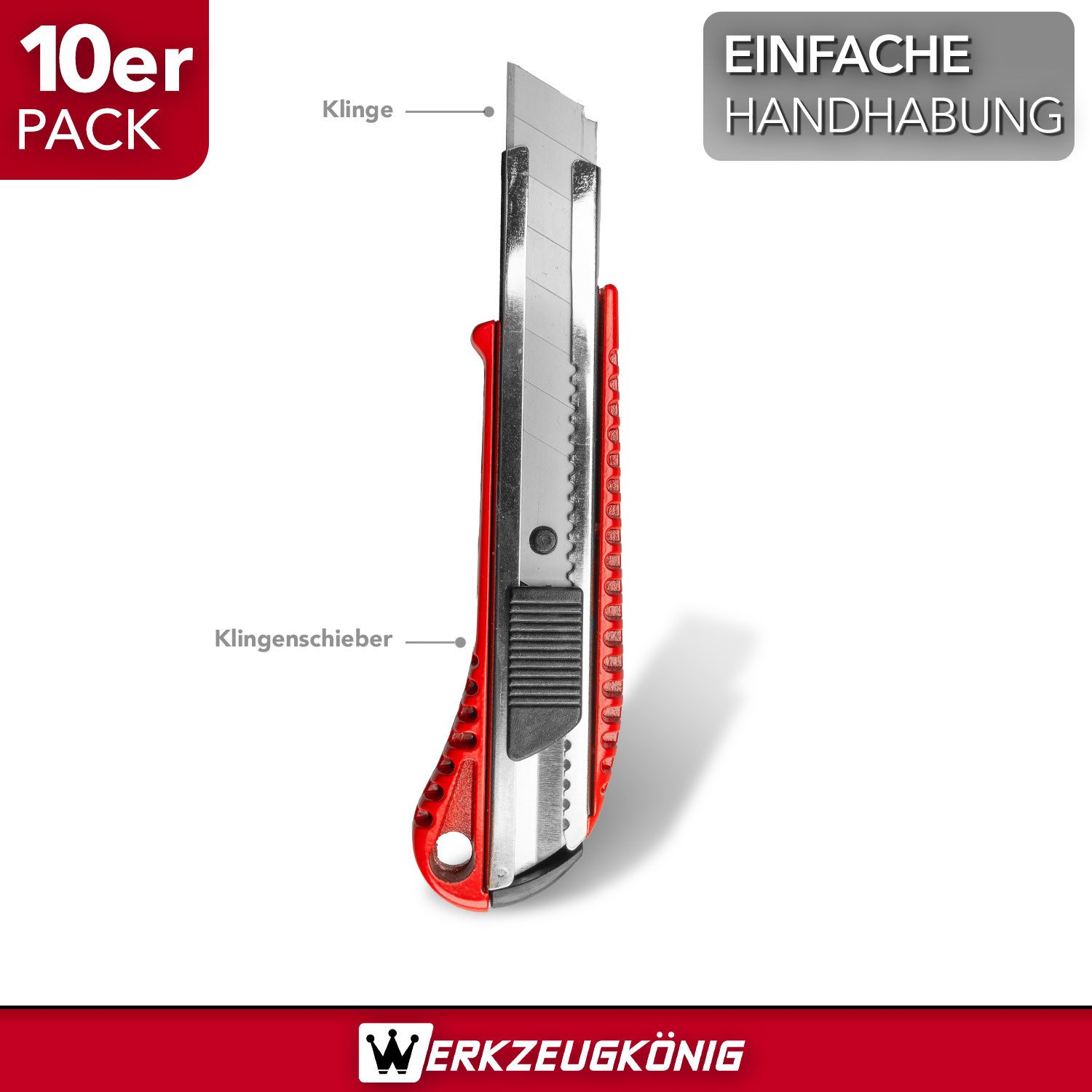 Werkzeugkönig Cuttermesser 5 Stck. 18 mm günstig online kaufen