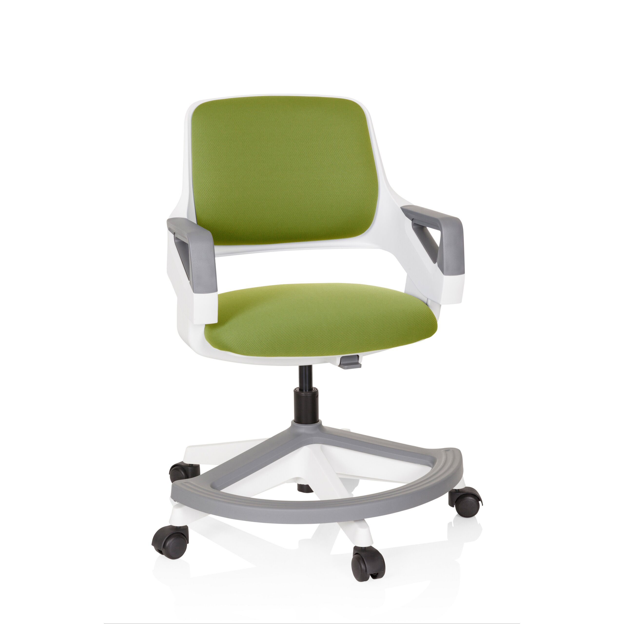 hjh OFFICE Drehstuhl Kinderdrehstuhl Kid Flex Stoff mit Armlehnen (1 St), Kinder Bürostuhl mitwachsend, ergonomisch