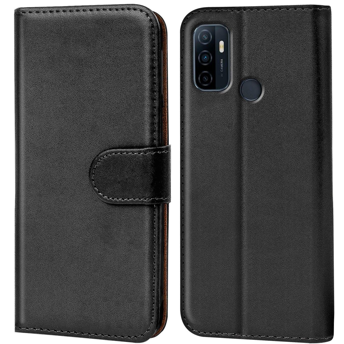 CoolGadget Handyhülle Wallet Klapp Tasche Book Case für Oppo A53 / A53S 6,5 Zoll, Hülle Klapphülle Flip Cover Etui Schutzhülle