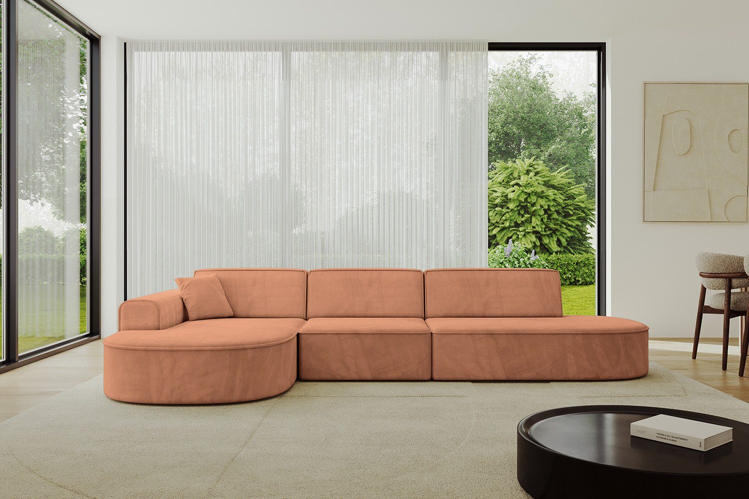 ALTDECOR Ecksofa MARI-L2, Sofa Praktische Bequeme Funktionsecke Couch L-Form Eckcouch, Corner Sofa L-Form Vielseitige Sofa Wohnlandschaft Wohnzimmer