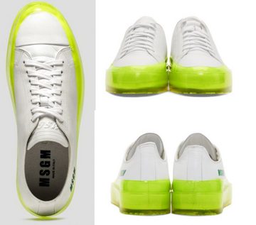 MSGM MSGM RBRSL Rubber Soul Edition Fluo Floating Sneakers Turnschuhe Shoes Sneaker