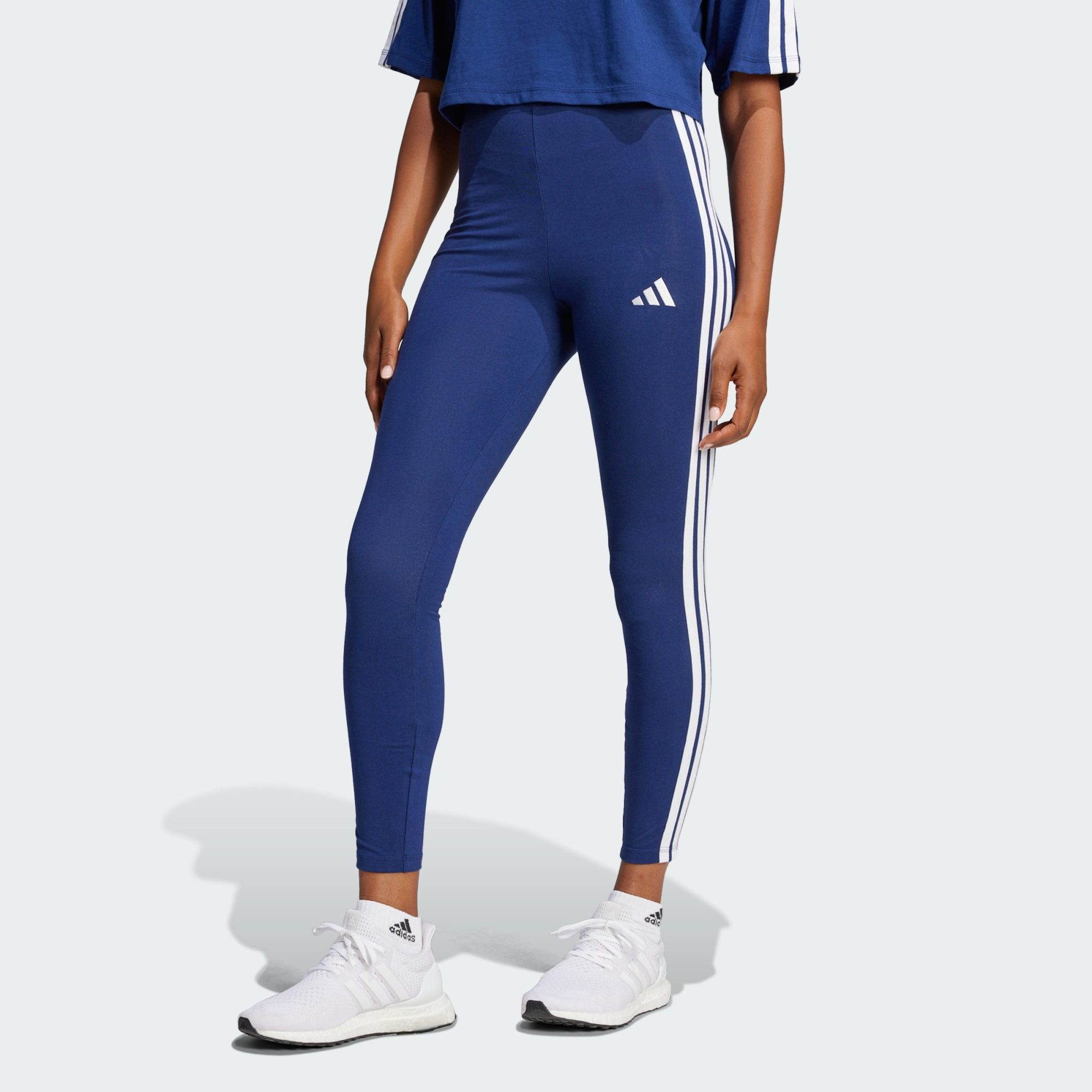 adidas Sportswear Leggings ESSENTIALS 3-STREIFEN COTTON LEGGINGS (1-tlg) günstig online kaufen
