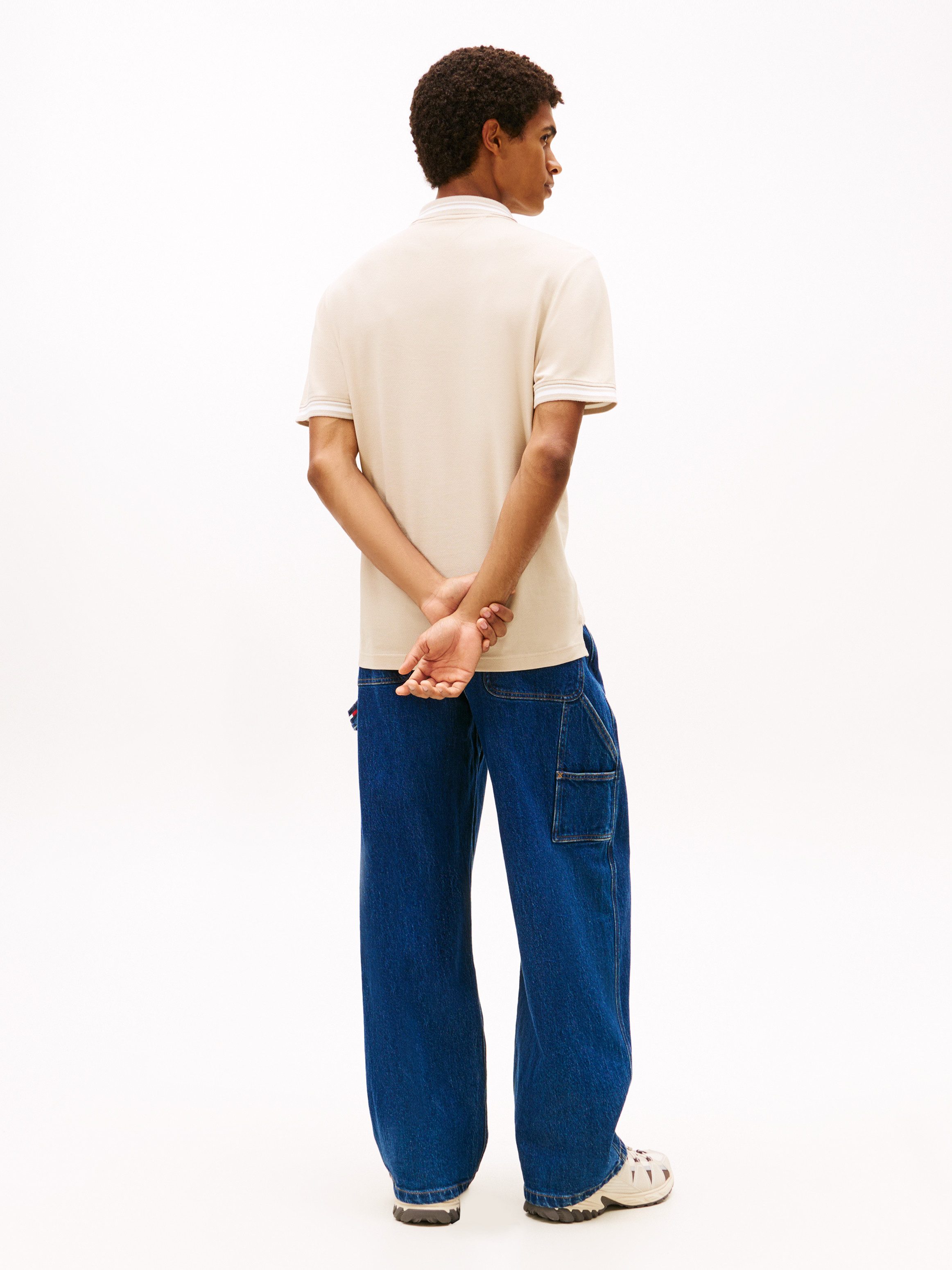 Tommy Jeans Poloshirt TJM REG TIPPED POLO EXT Mit Rundhalsausschnitt – Bild 5 von 5