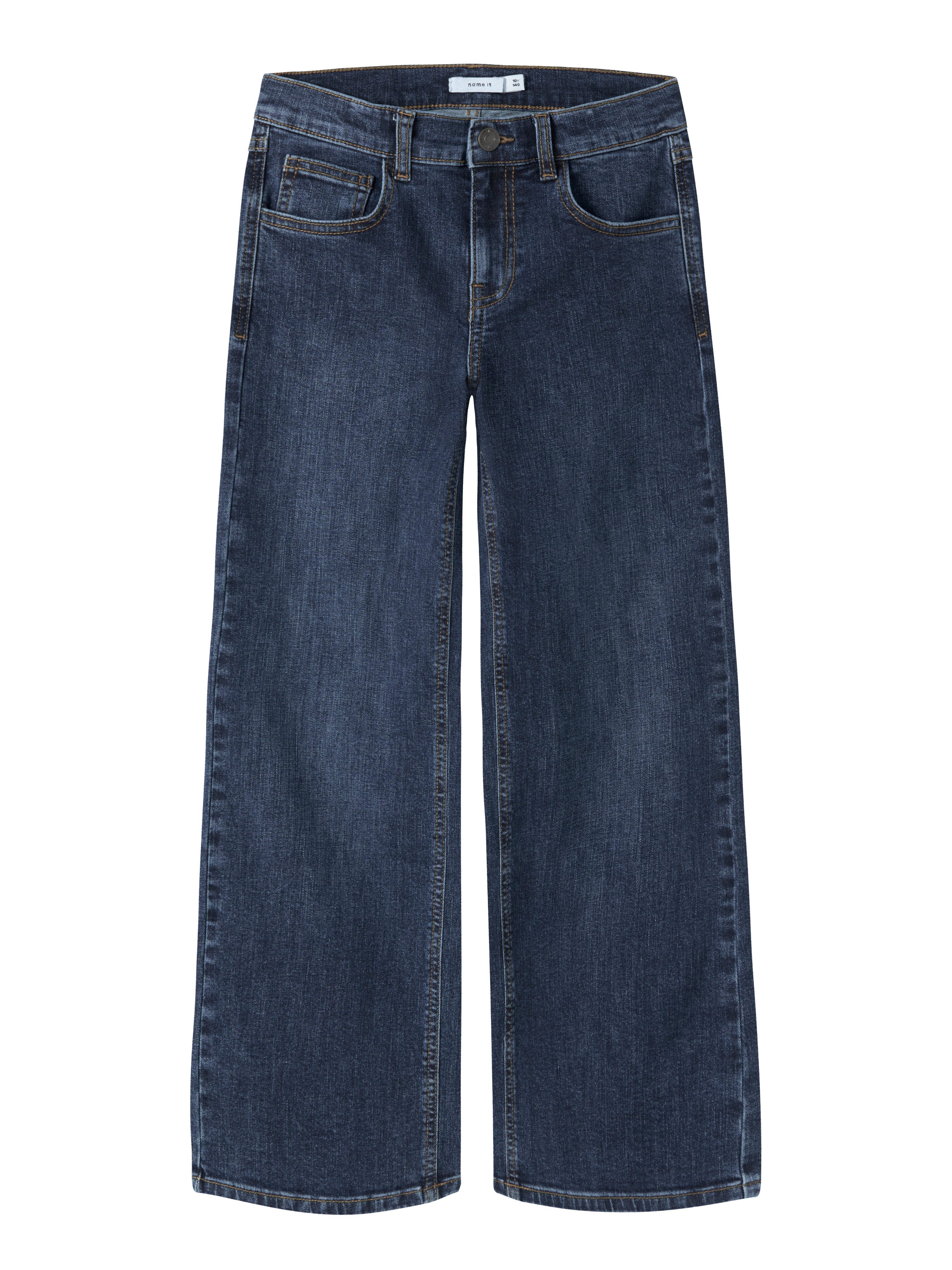 Name It Weite Jeans NKFROSE WIDE JEANS 8809-MD TB Baumwollmischung, regular fit