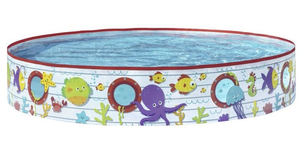 BESTWAY Planschbecken Kinderpool Wasserbecken, (Spar-Set, 1-tlg., UV-beständig), Das flexible Material ist absolut sonnenbeständig