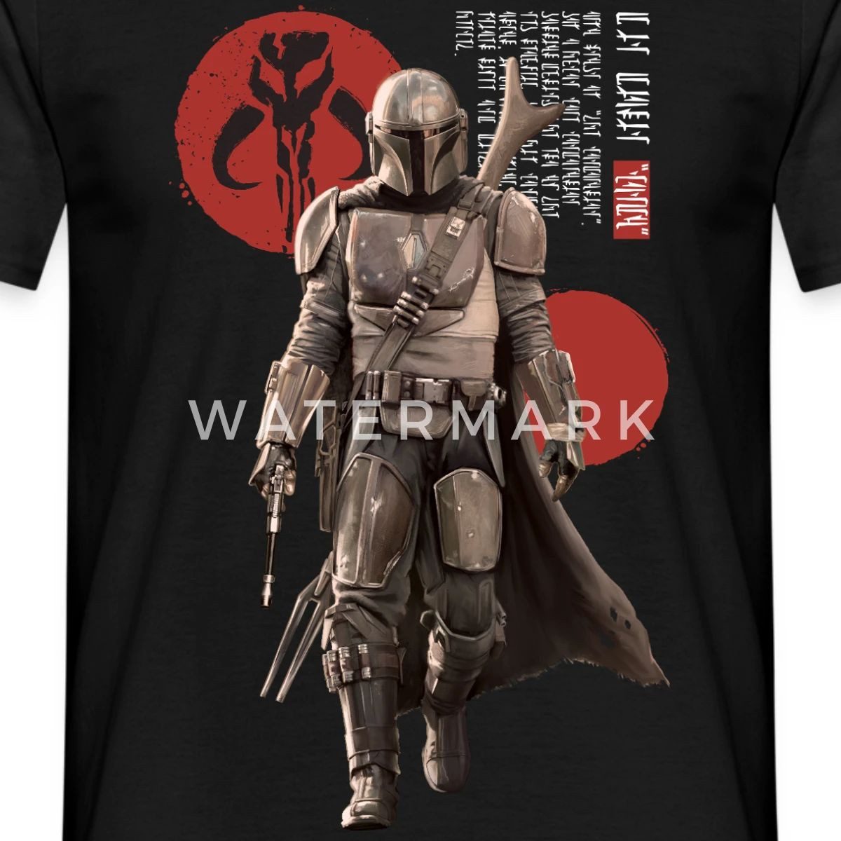T-Shirt Star Wars: Mandalorian Zeichen Männer T-Shirt