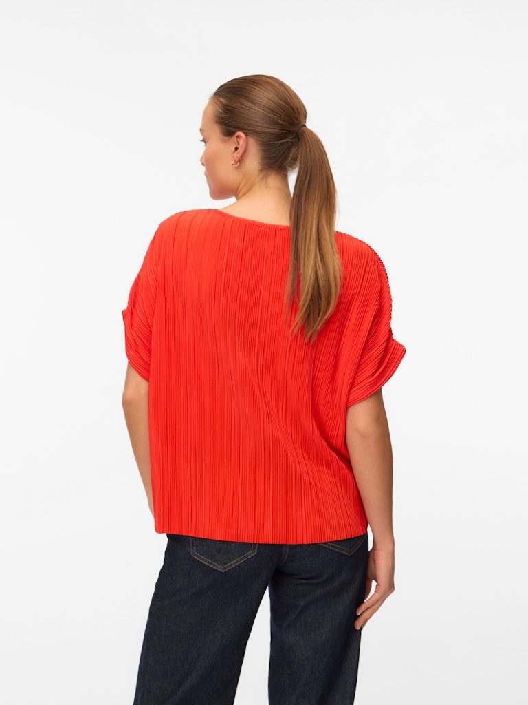 Vero Moda Kurzarmbluse VMAURORA SS O-NECK günstig online kaufen