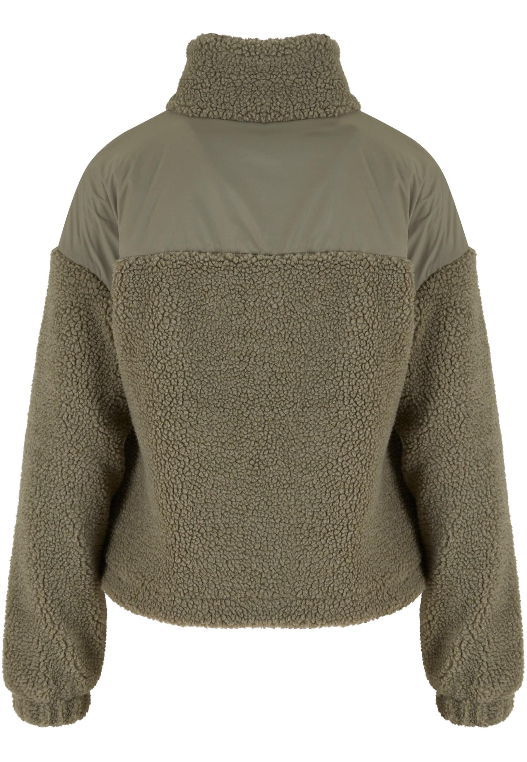 URBAN CLASSICS Winterjacke Urban Classics Damen Ladies Sherpa Mix Jacket (1 günstig online kaufen