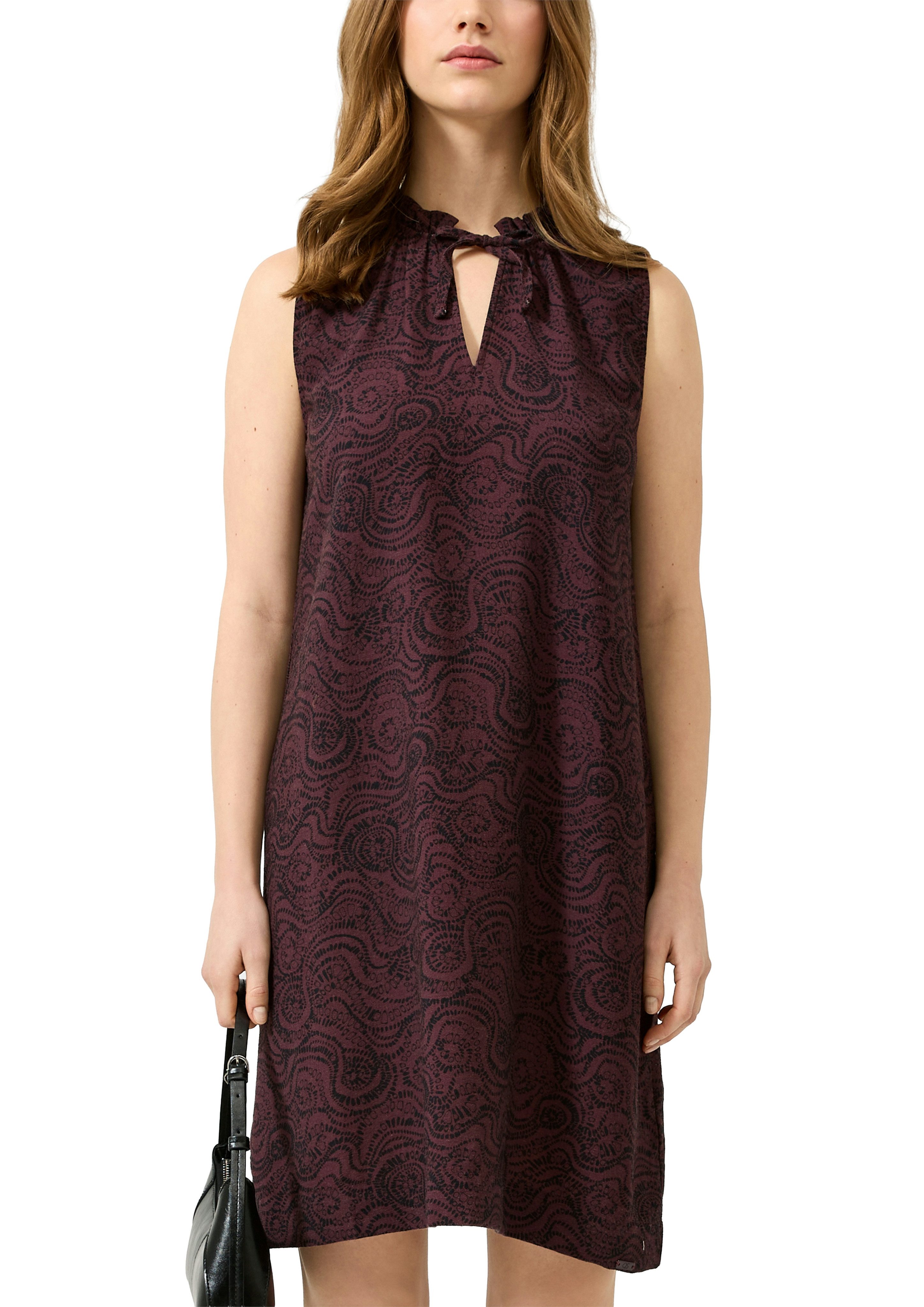 QS Druckkleid Sommerkleid mit grafischem Muster