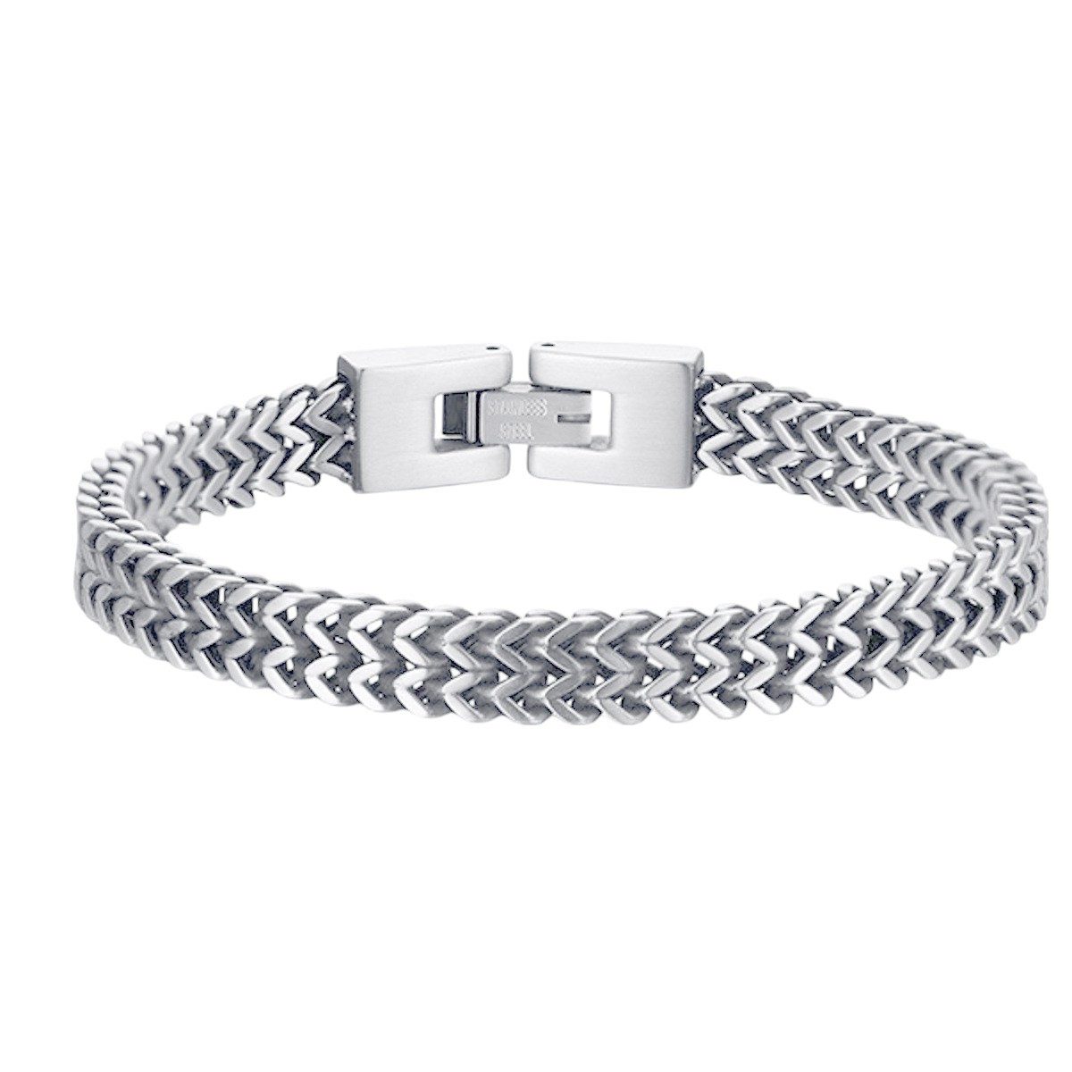 KARMA Edelstahlarmband Herren Armband Edelstahl Schwarz günstig online kaufen
