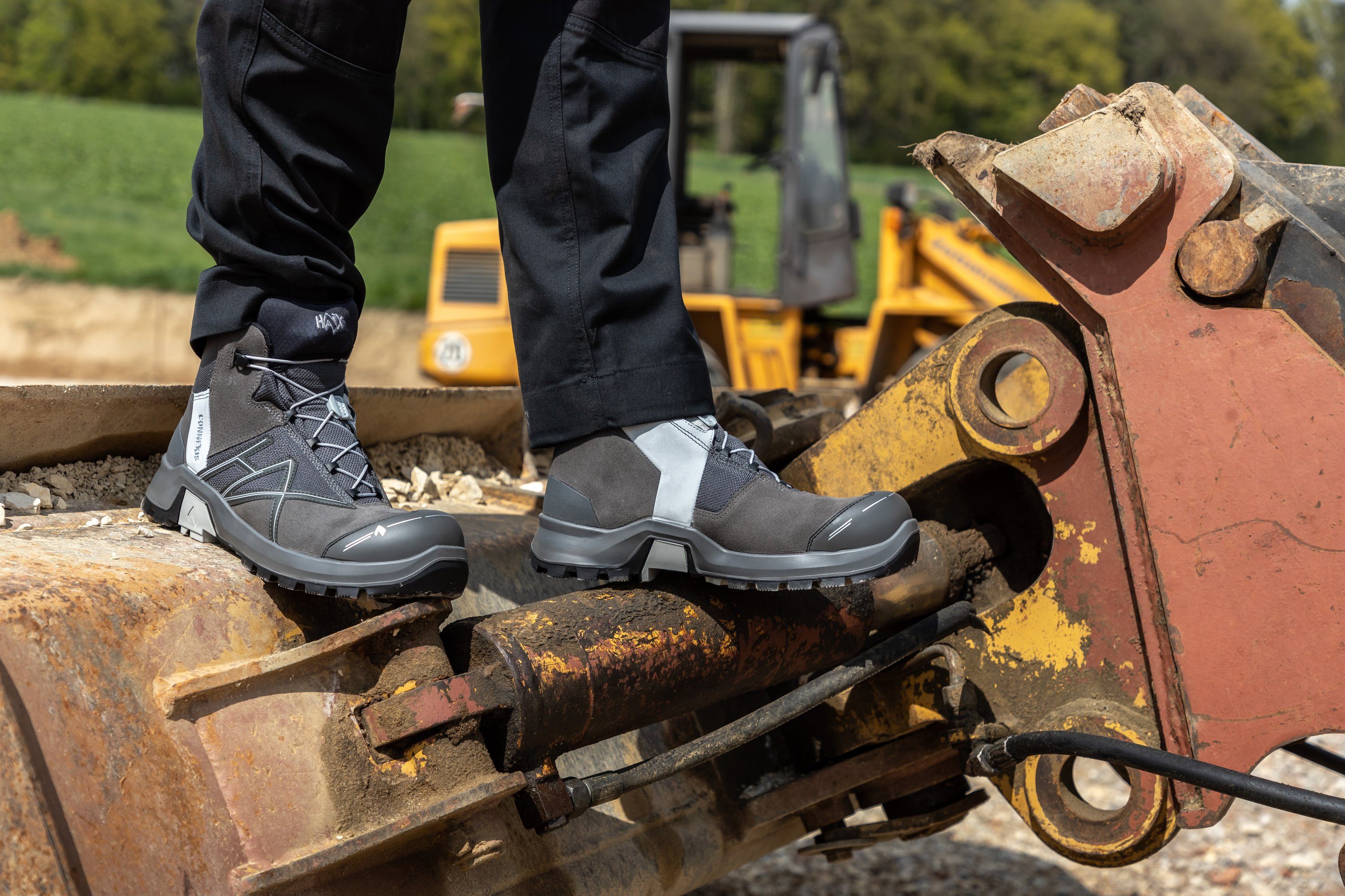 haix Haix CONNEXIS Safety+ GTX mid grau/silber Arbeitsschuh