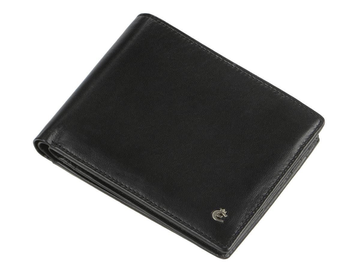 Esquire Geldbörse Harry, Geldbeutel quer, Herrenbörse mit Geheimfach für Scheine, RFID, Leder