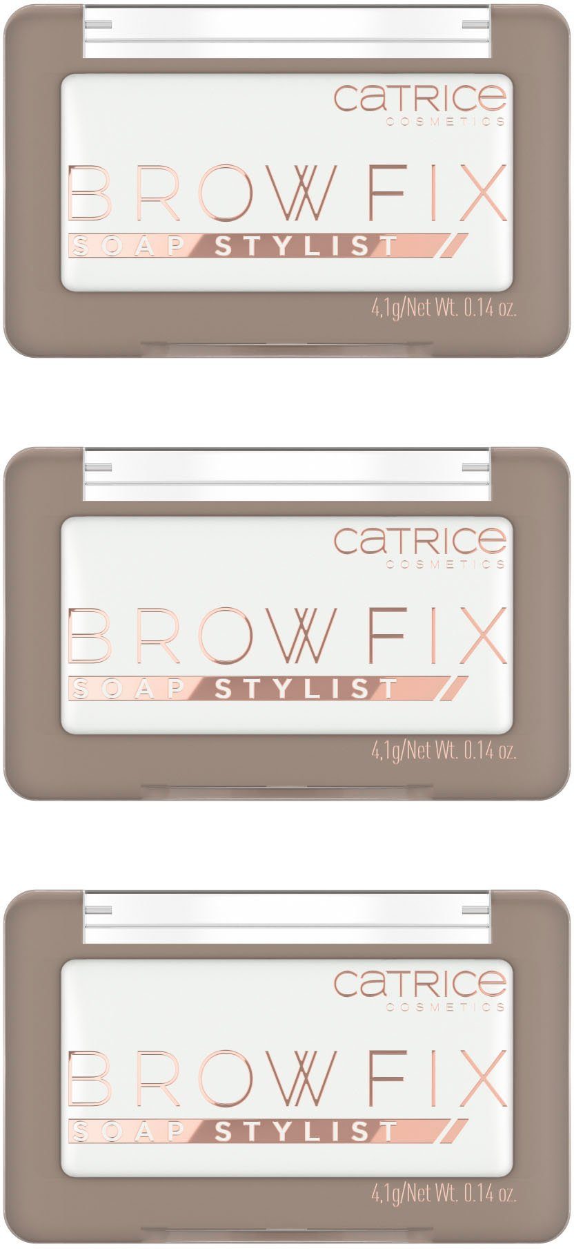 Augenbrauen-Gel Catrice Fix Stylist, Soap Brow 3-tlg.