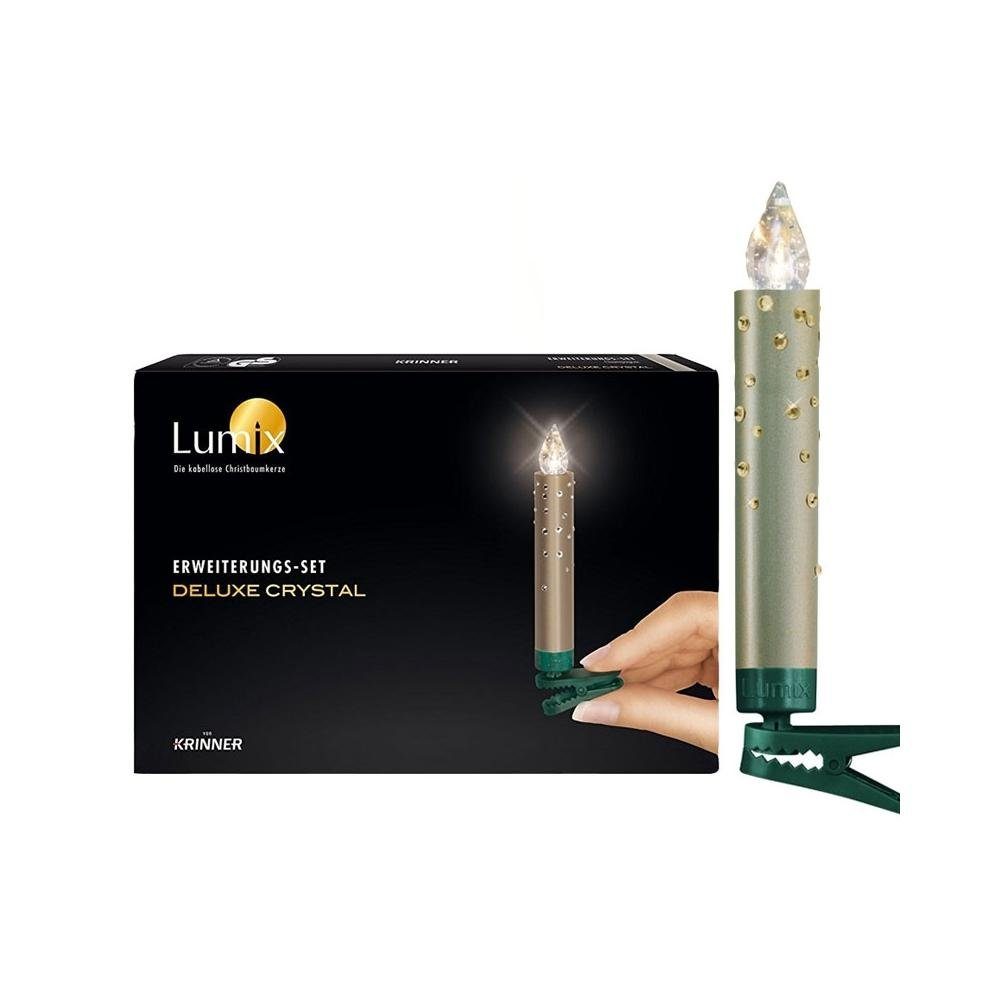 Krinner LED-Kerze Lumix Crystal 5er Erweiterungs-Set