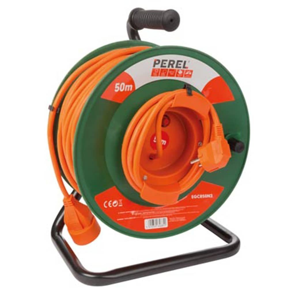 PEREL GartenKabeltrommel 50 m Kabeltrommel