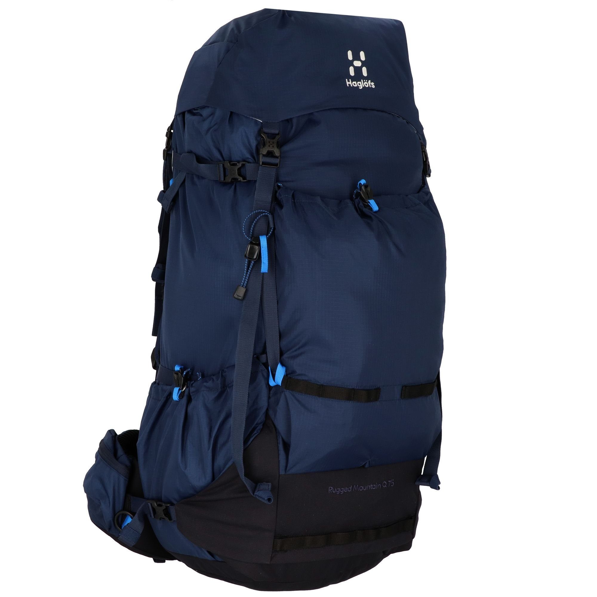 Rugged Polyamid Mountain, tarn Wanderrucksack Haglöfs blue/true black