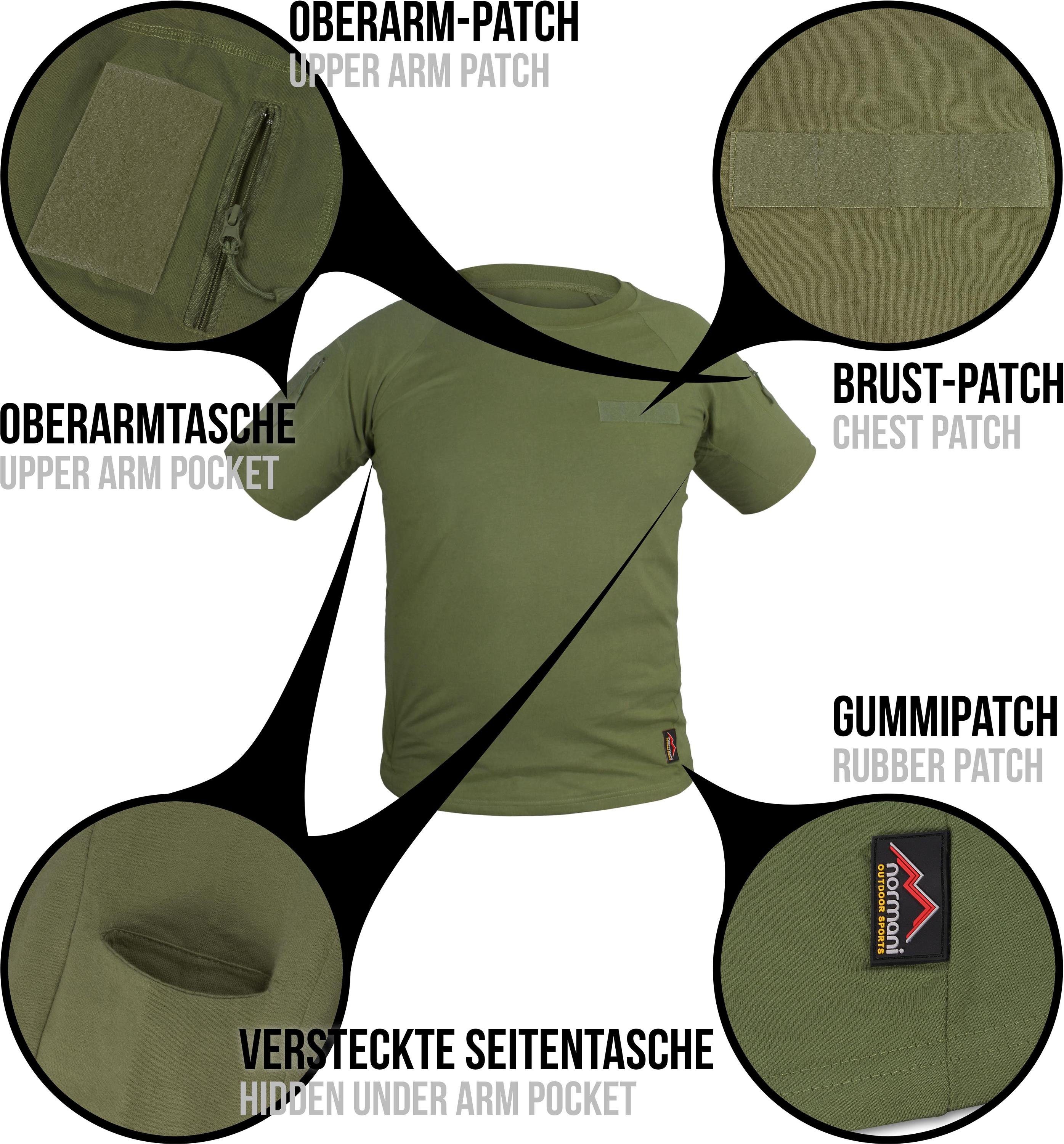 normani Kurzarmshirt Herren Taktisches Einsatz T-Shirt Sergeant Einsatzshir günstig online kaufen