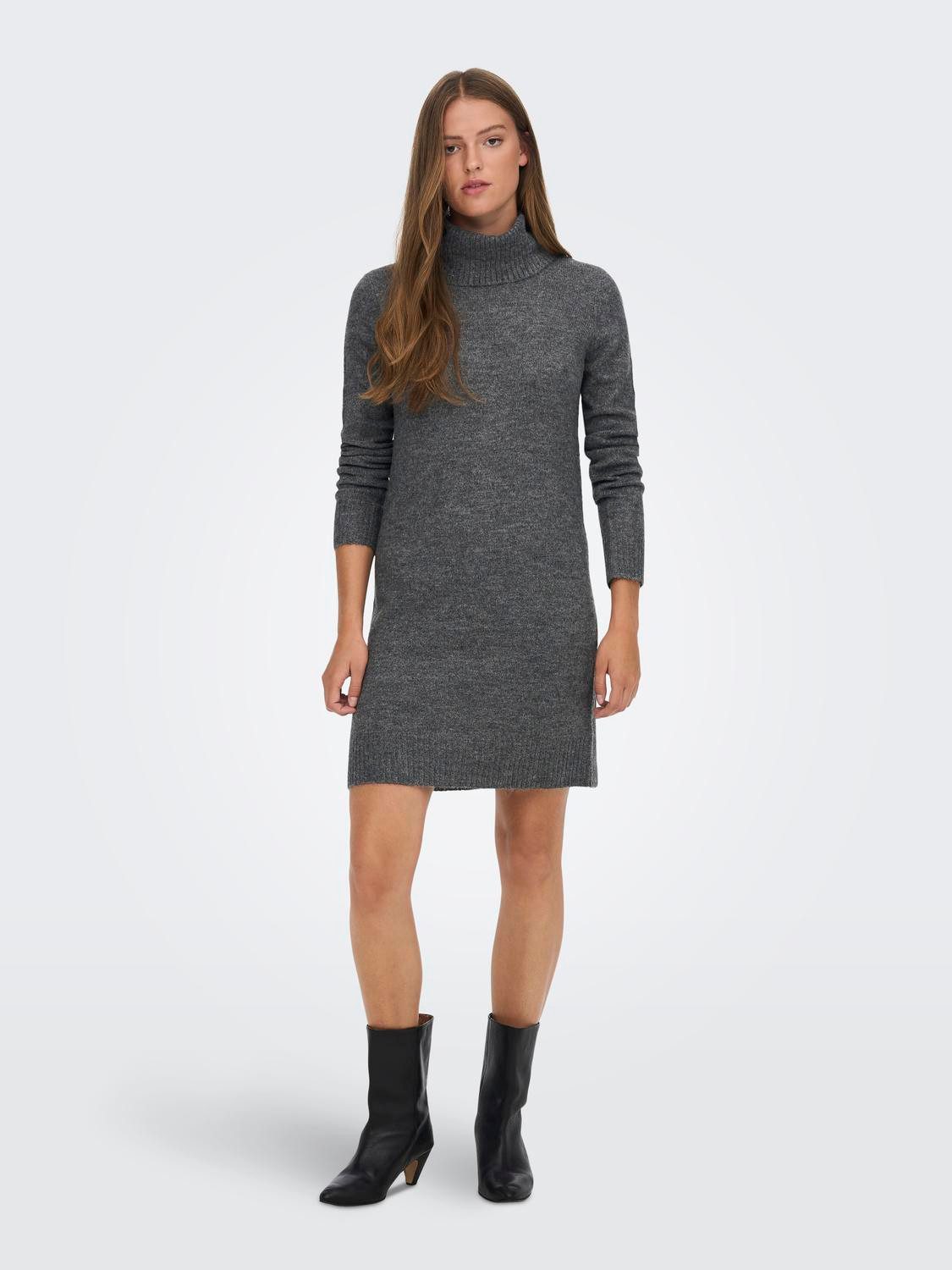 JDY Strickkleid JDYELANORA L/S COWLNECK DRESS KNT NOOS