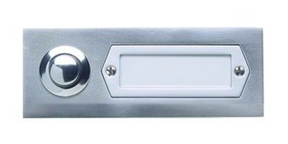 GROTHE Türklingelknopf, Klingeltableau systemunabhängig Aluminium Aufputz 1tast aluminium