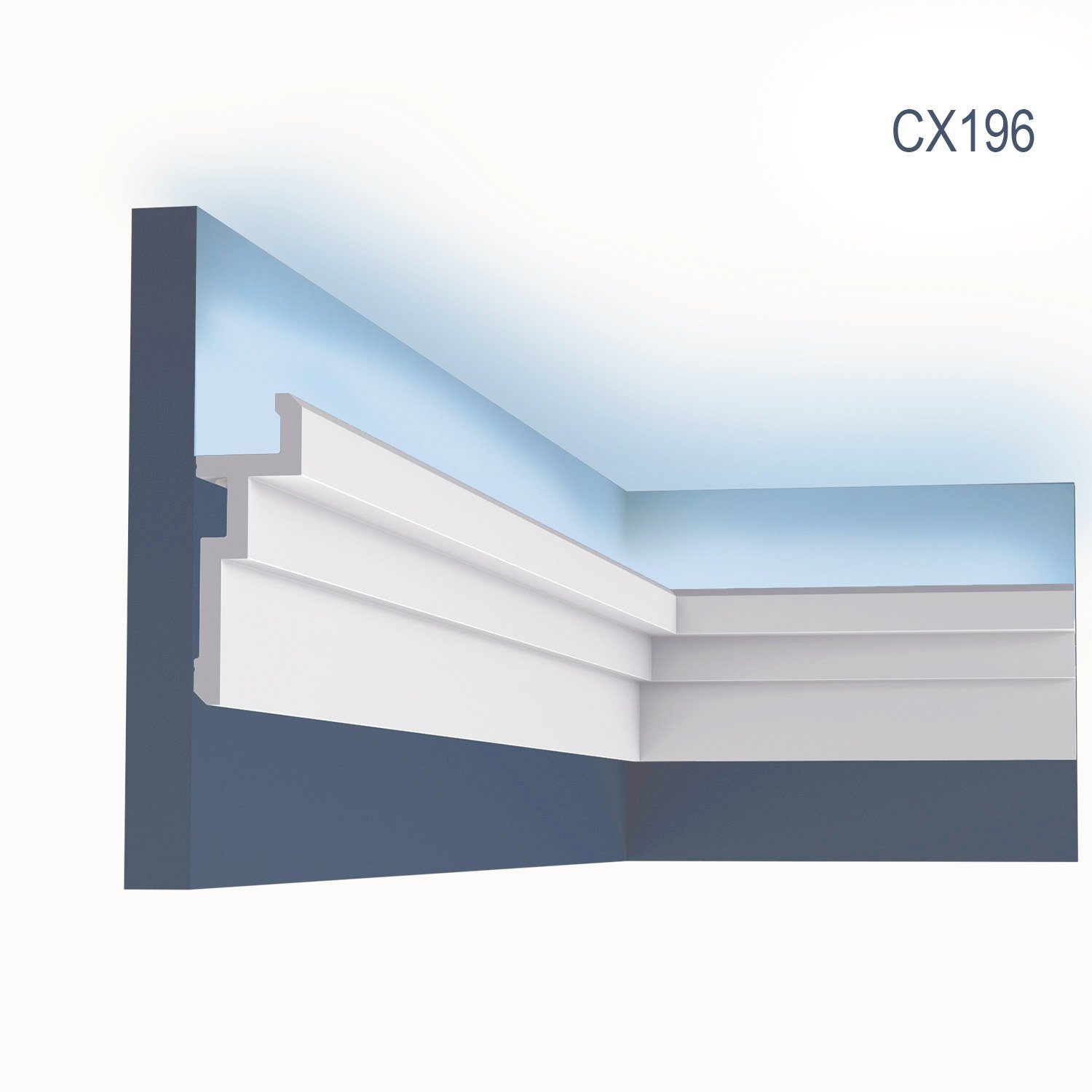 Thumbnail - Orac Decor Deckenleiste 1 MUSTERSTÜCK S-CX196 10 cm MUSTER der Eckleiste Stuckleiste, Duropolymer®, 1-St., 1 MUSTERSTÜCK...