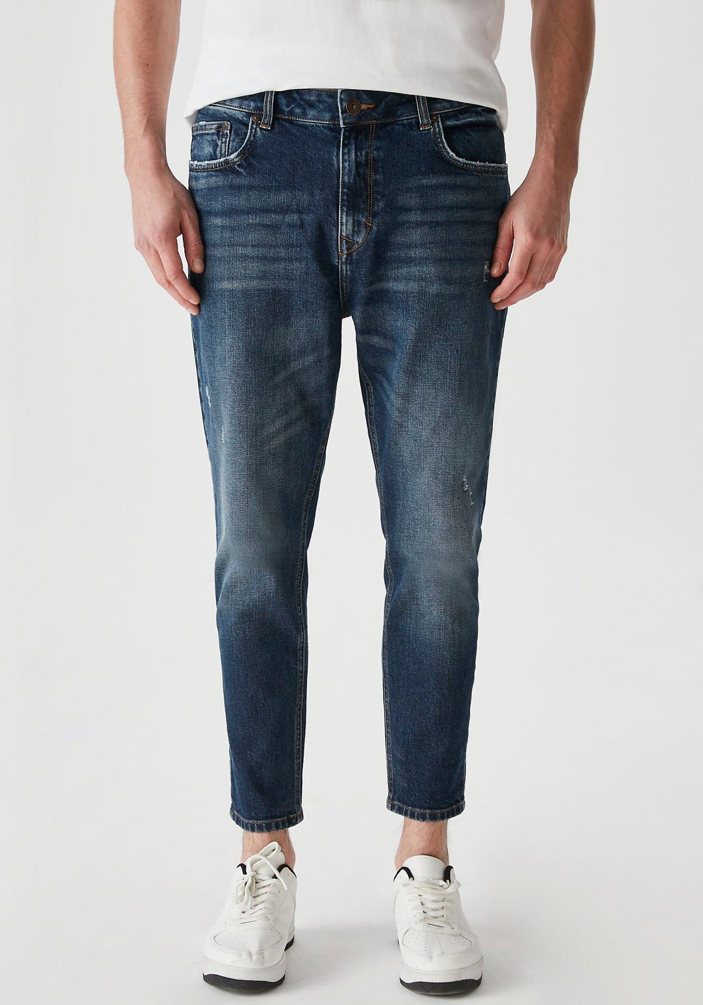 magne ALESSIO wash LTB Tapered-fit-Jeans safe