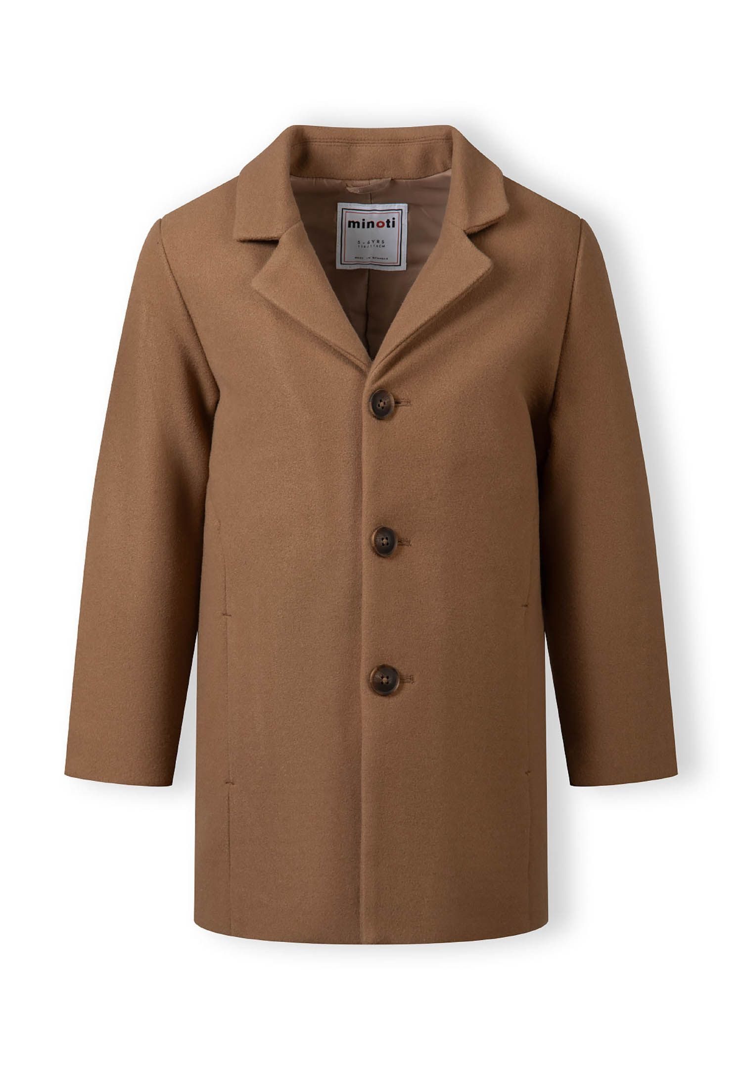 MINOTI Wintermantel Einreihiger Mantel mit Futter und Nahttaschen  (2y-14y) günstig online kaufen
