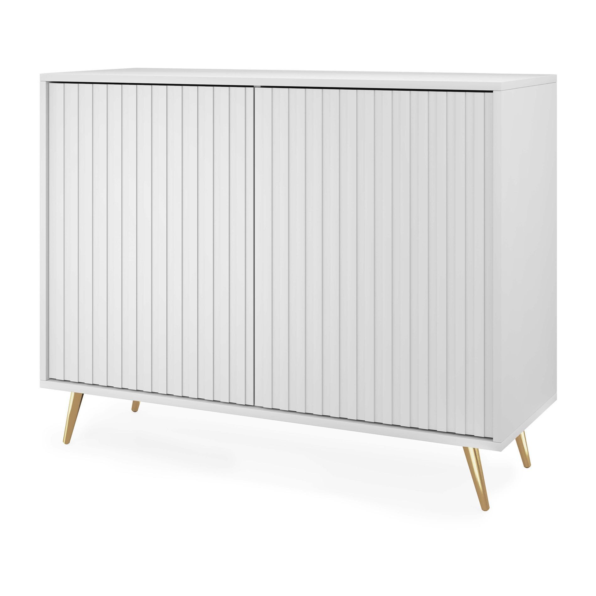 Selsey Sideboard BELLO, 2-türig mit Lamellenfronten günstig online kaufen