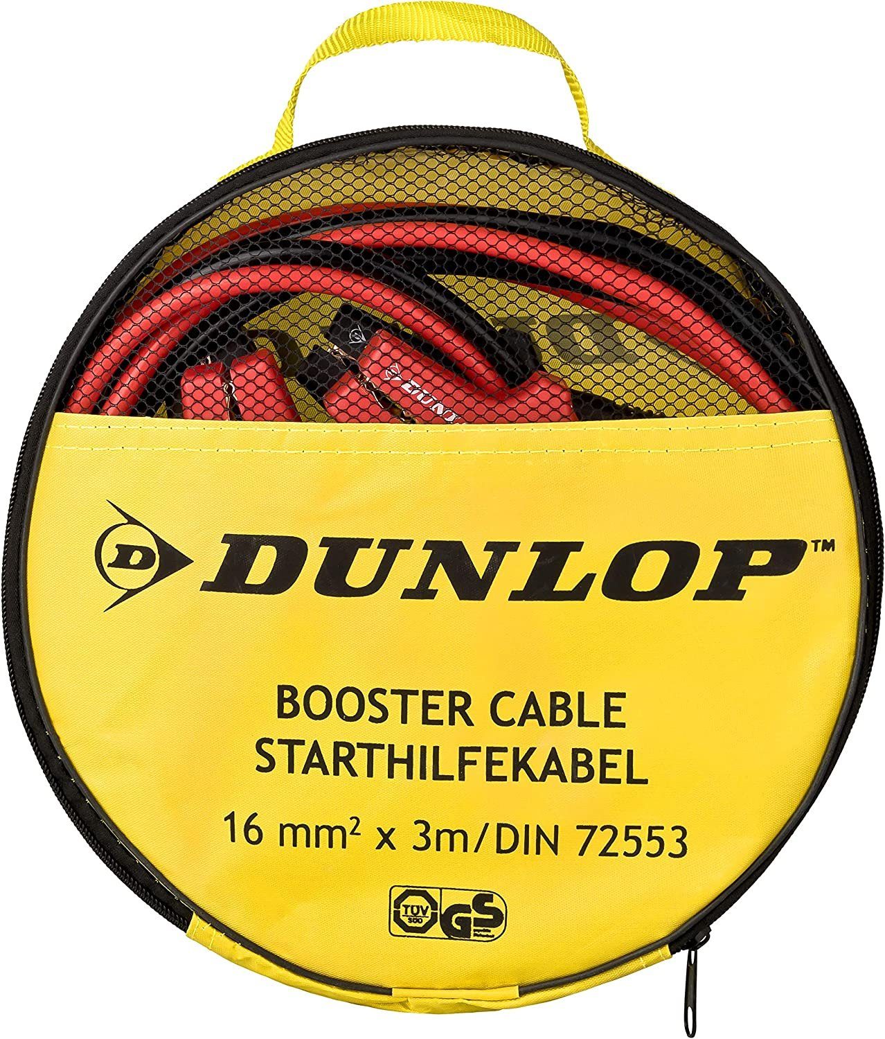 Dunlop Starthilfekabel in Aufbewahrungstasche Starthilfekabel