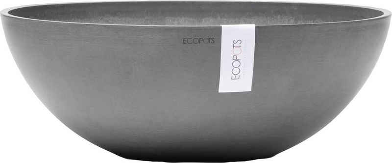 ECOPOTS Blumentopf VIENNA Grey, BxTxH: 50x50x18 cm
