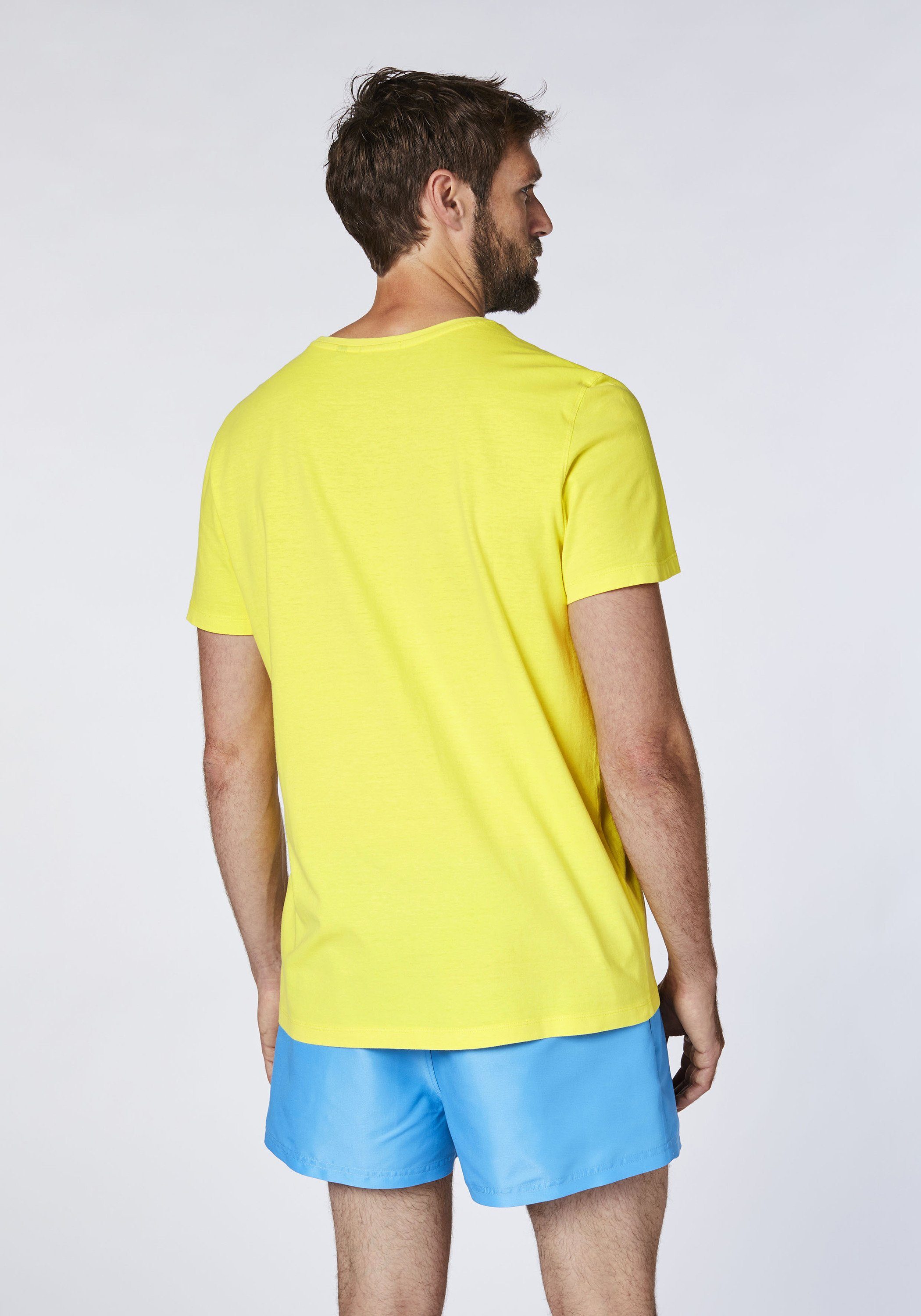 Chiemsee Print-Shirt T-Shirt 1 Lemon Tonic mit PlusMinus Frontprint