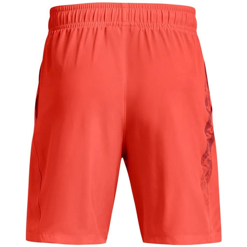 Shorts 1370388 Woven Armour® Neonorange - Under Graphic Sweatbermudas Herren