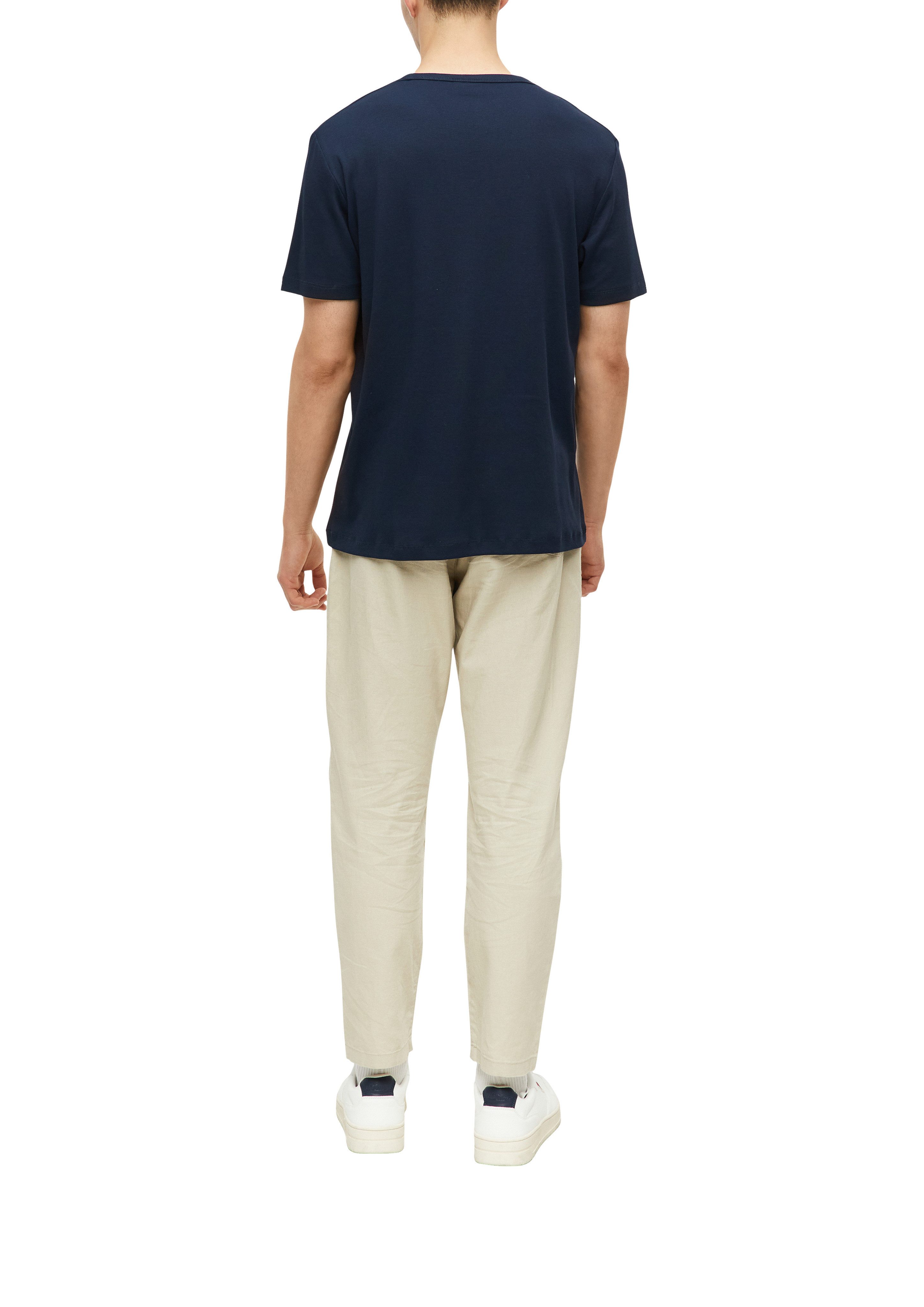 s.Oliver Kurzarmshirt Sommershirt mit Stretch / unifarben – Bild 2 von 4