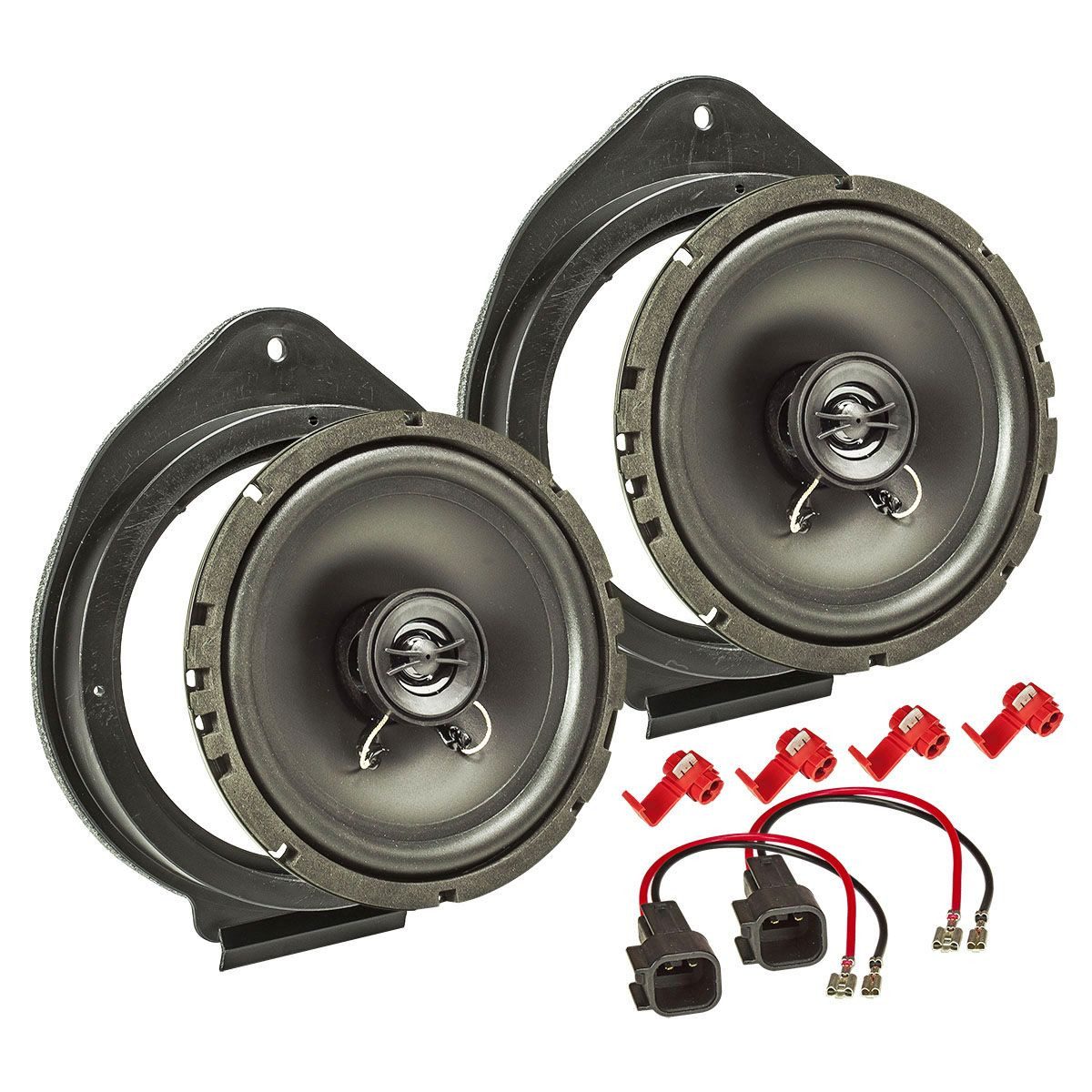 tomzz Audio TA16.5-Pro Lautsprecherset passt für Chevrolet Cruze Camaro Hummer H2 Auto-Lautsprecher