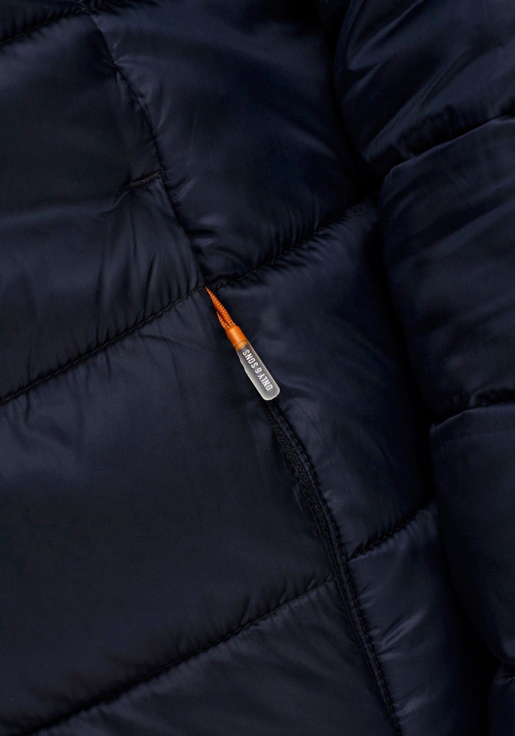 ONLY & OTW PUFFER NOOS Steppjacke QUILTED navy ONSCARVEN SONS dark